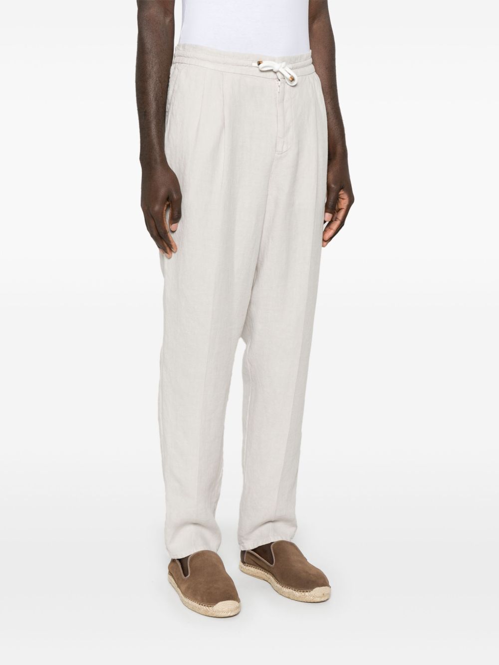 BRUNELLO CUCINELLI Pantaloni in lino