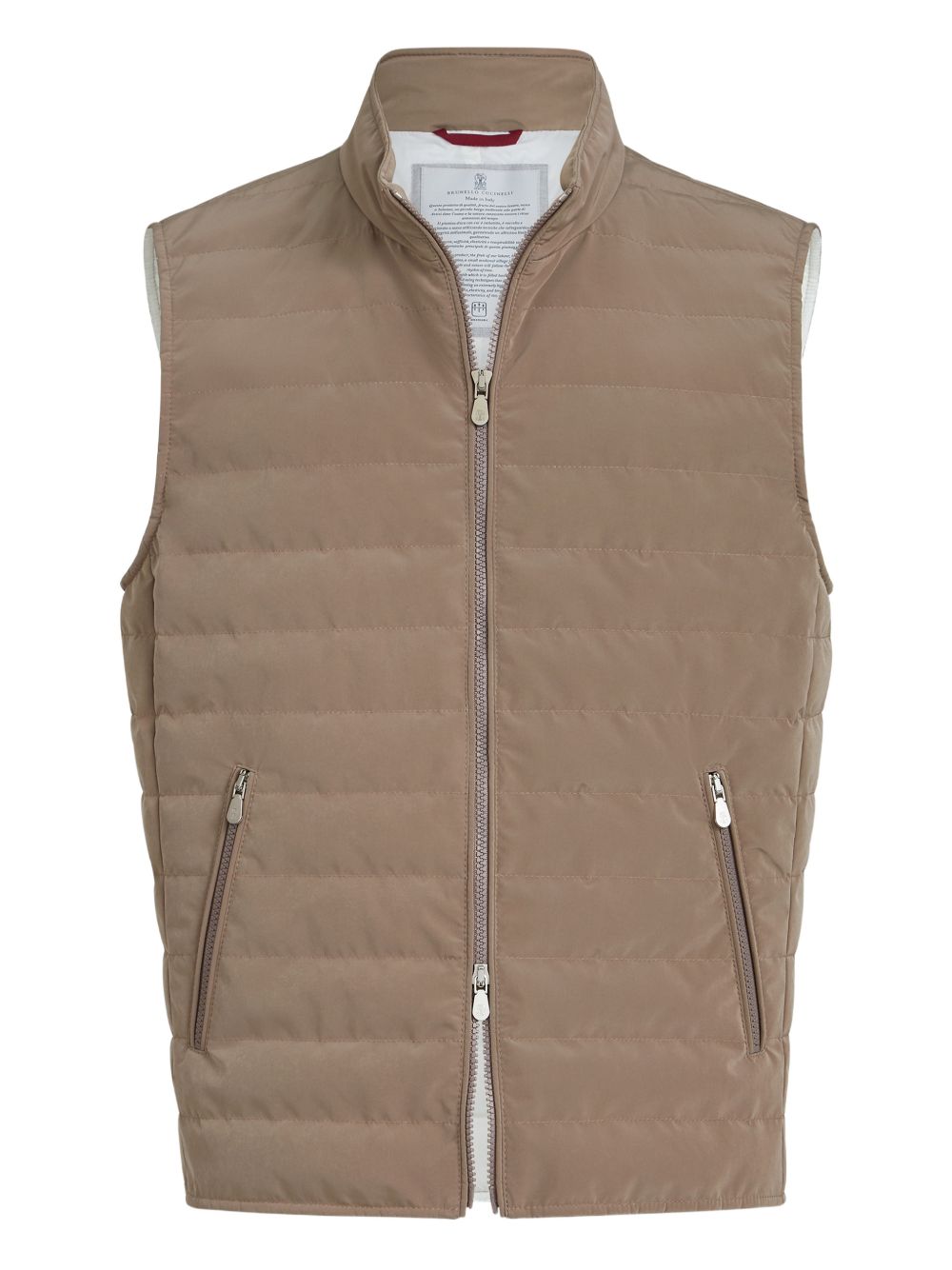 BRUNELLO CUCINELLI Gilet imbottito con zip
