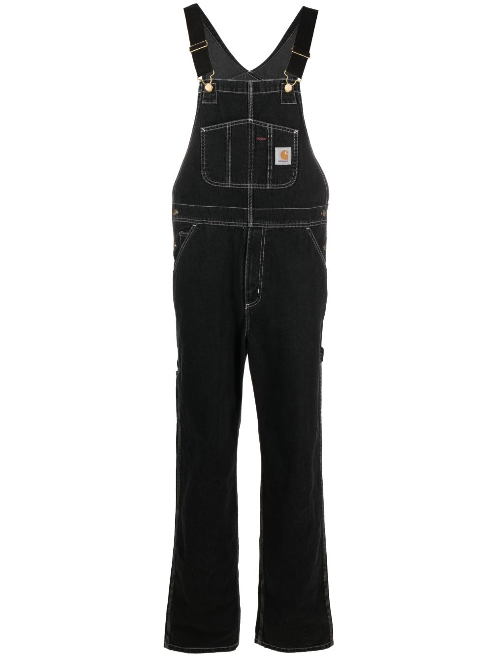CARHARTT WIP Salopette in denim con bretelle regolabili
