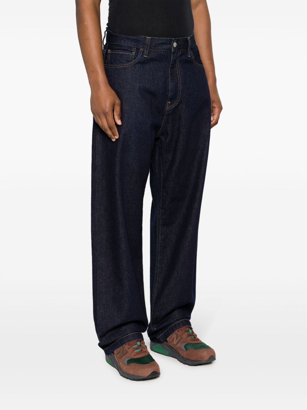 CARHARTT WIP Jeans in cotone blu scuro