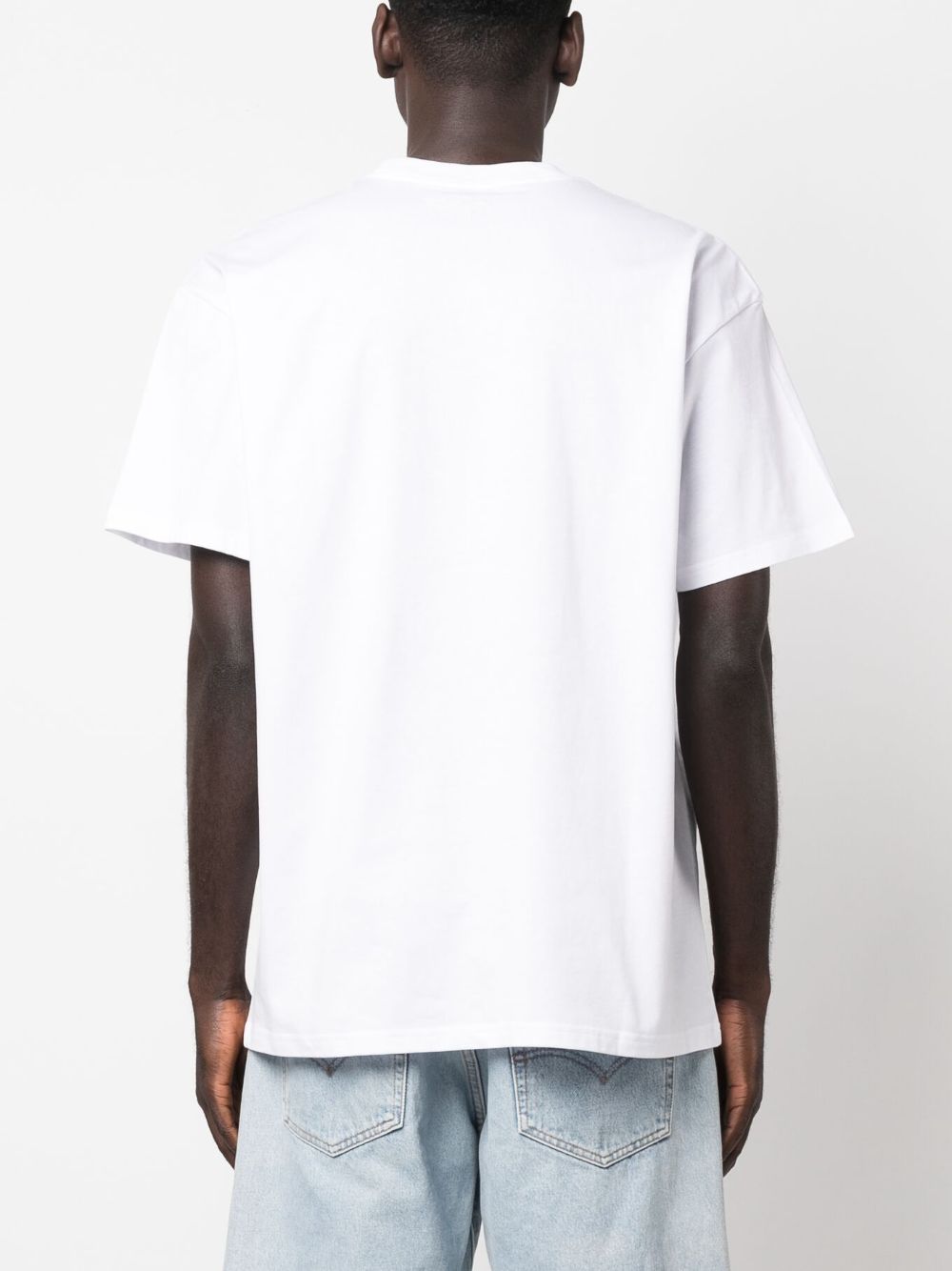 CARHARTT WIP T-shirt bianca con logo cuore sul petto