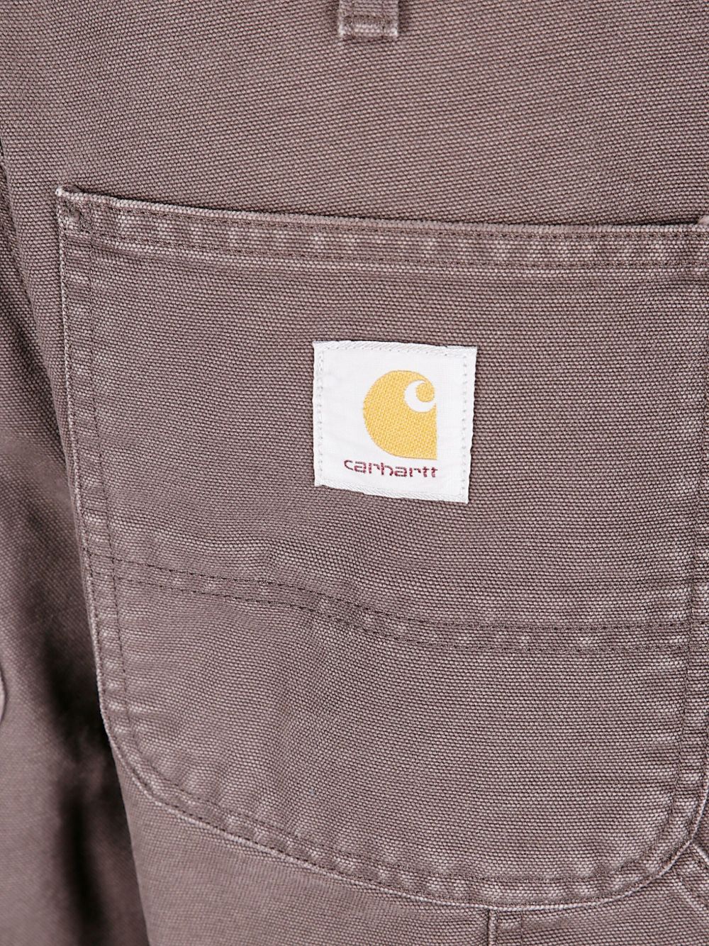CARHARTT WIP Pantaloni grigi con applicazione logo