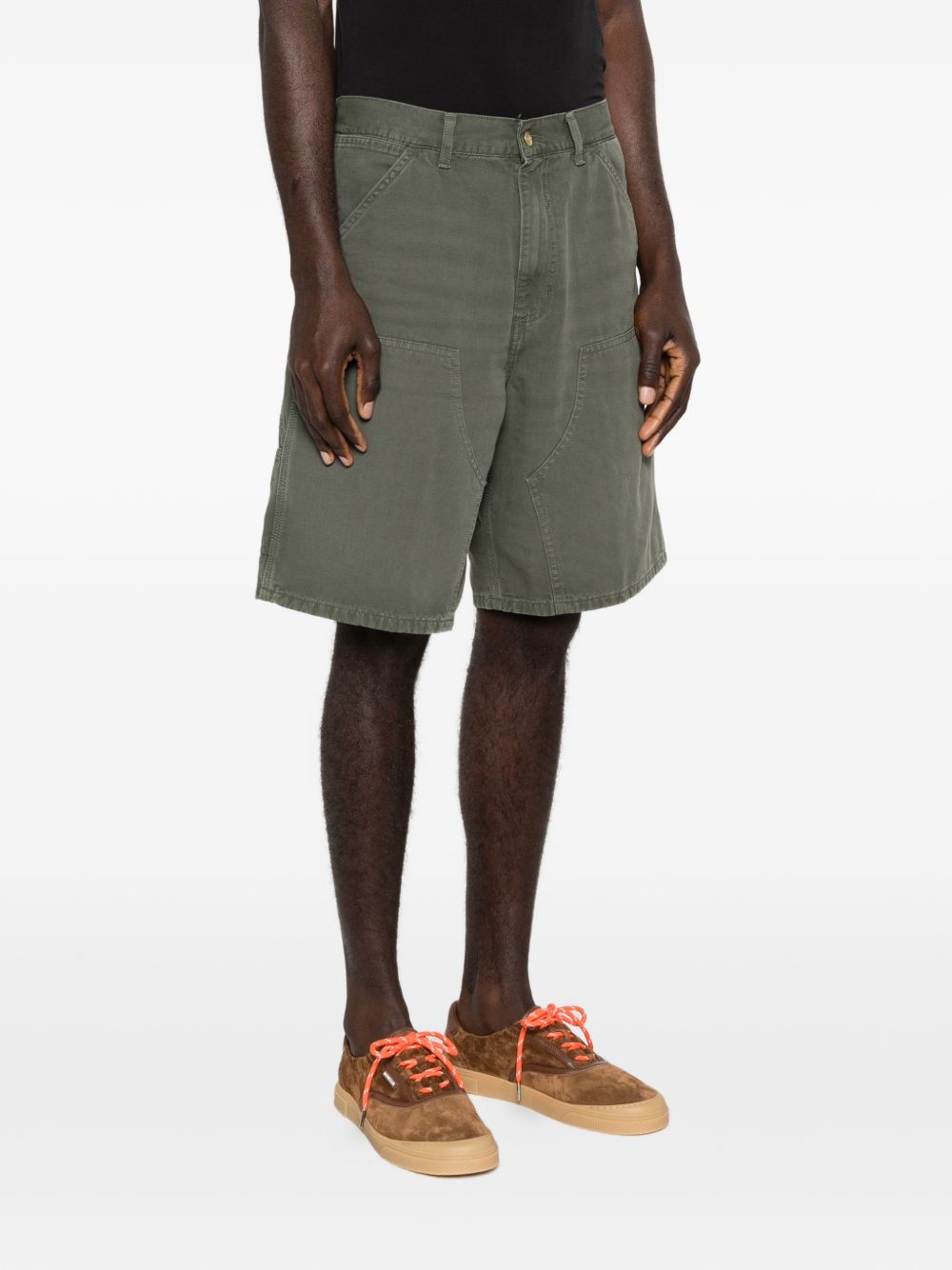 CARHARTT WIP Cargo corti Double Knee verdi