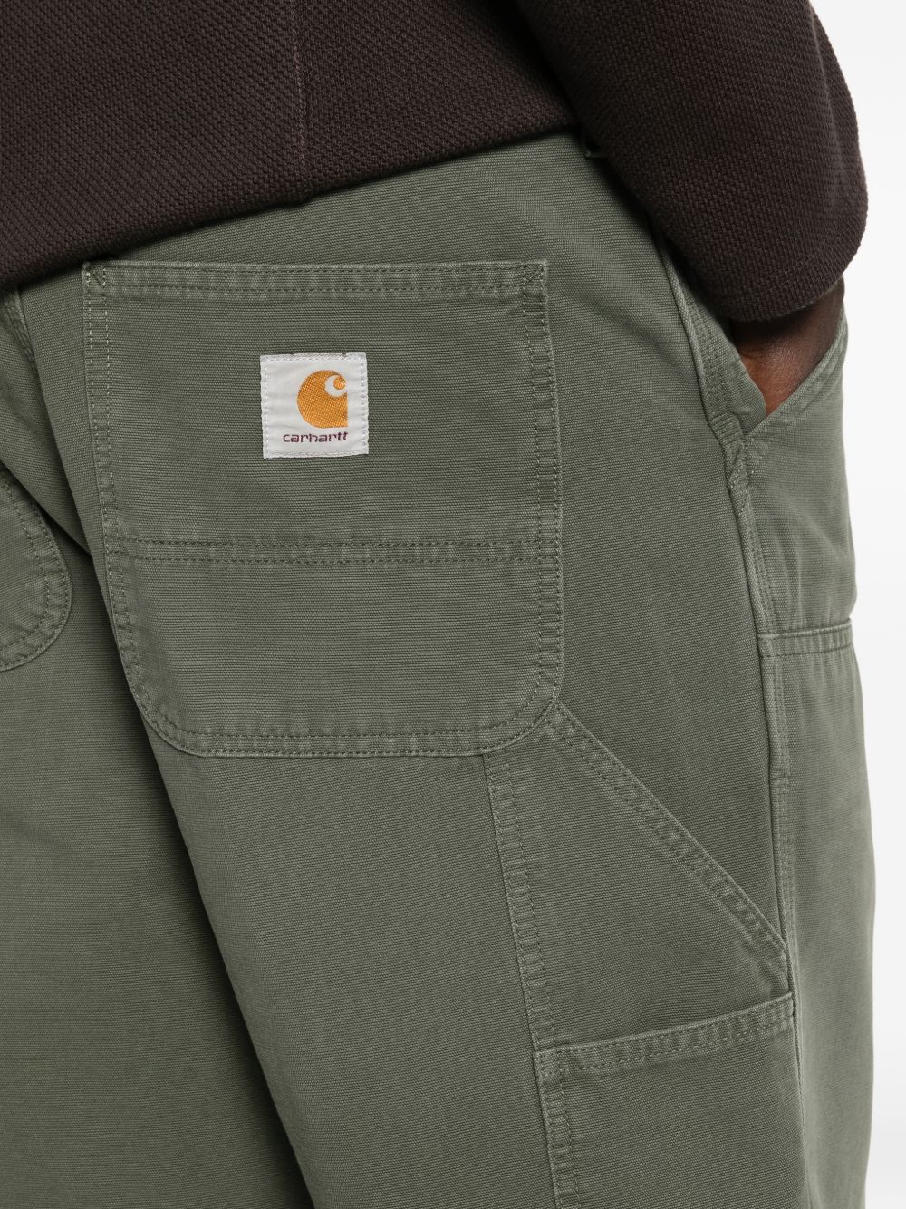 CARHARTT WIP Cargo corti Double Knee verdi