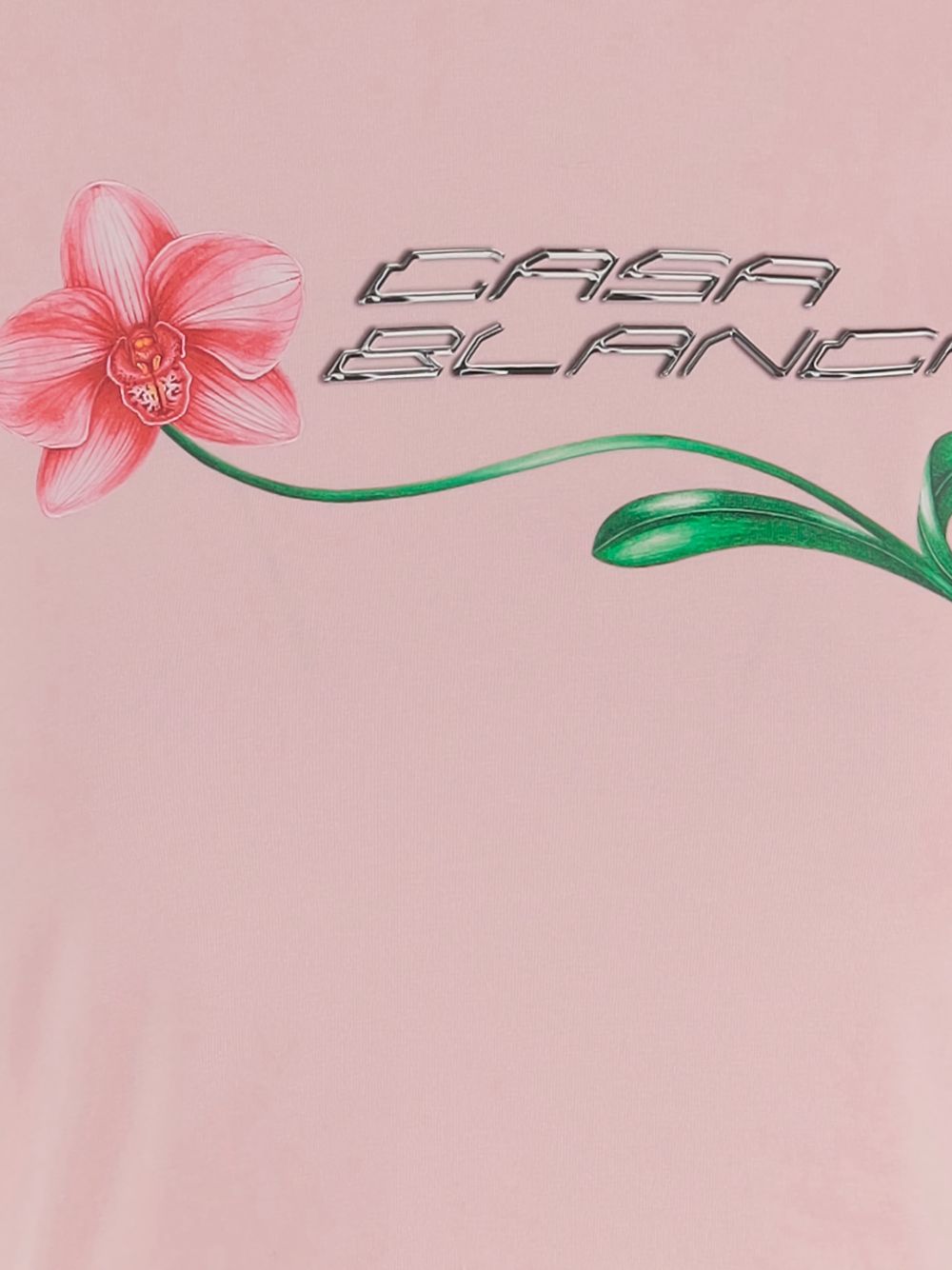 CASABLANCA T-shirt in cotone rosa