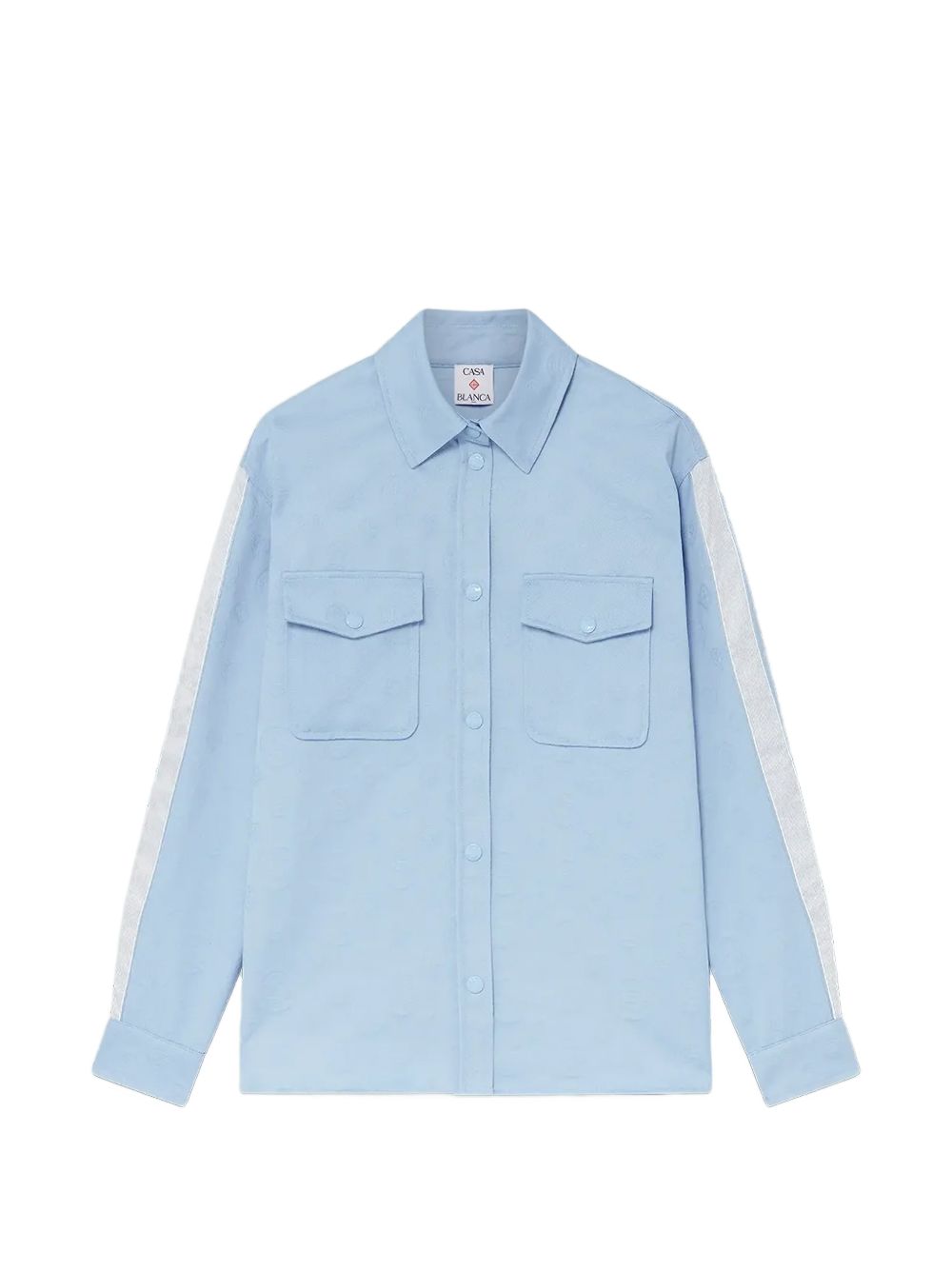 CASABLANCA Camicia con in cotone azzurro