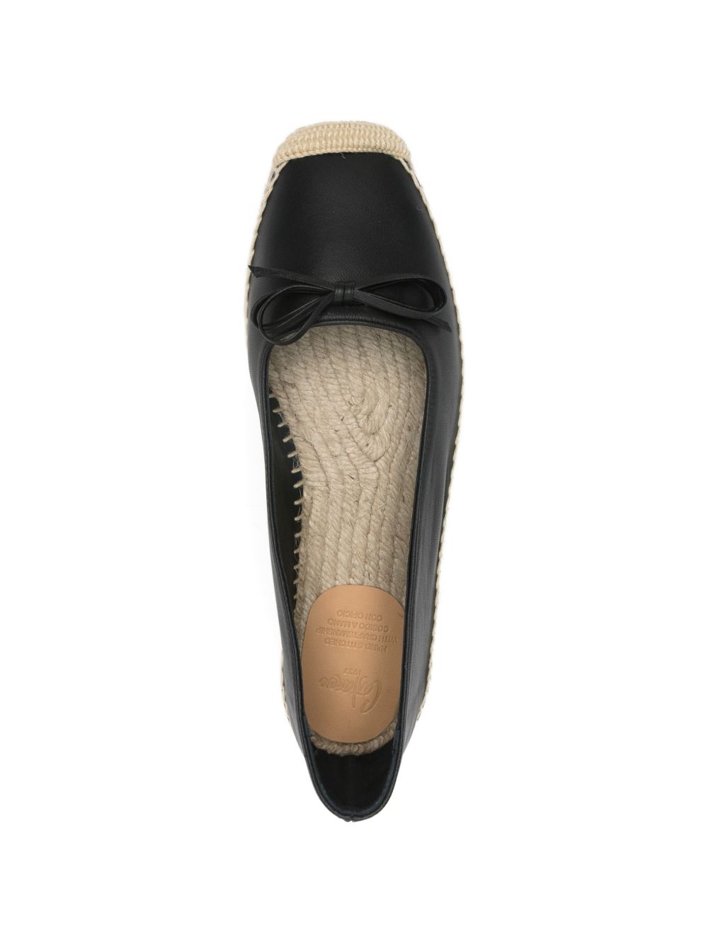 CASTANER Espadrillas 'Pax' basse in juta nera