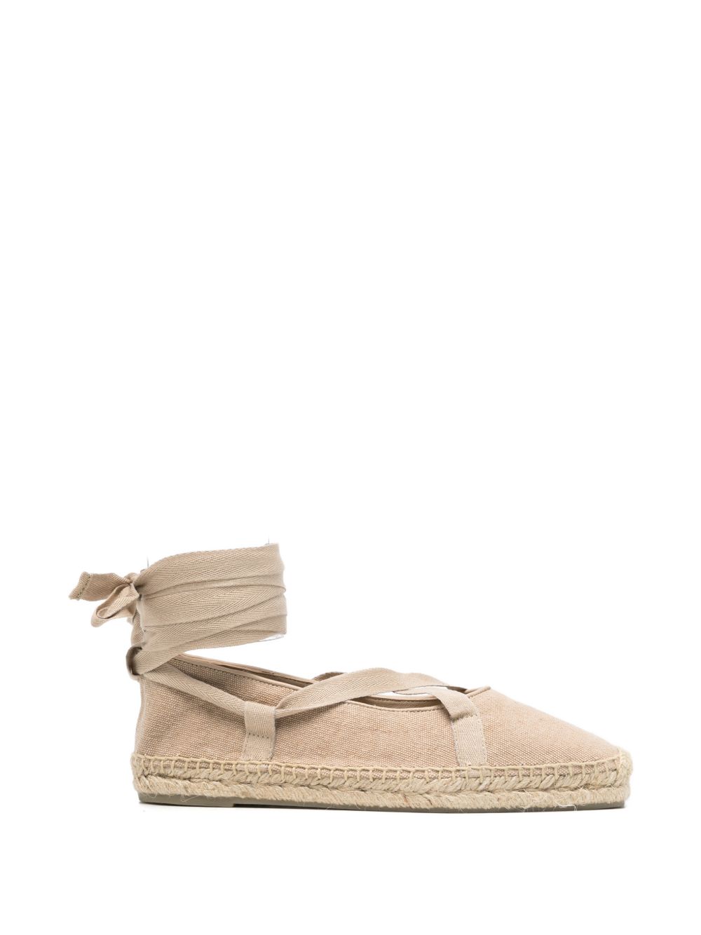 CASTANER Espadrillas Petunia beige con lacci