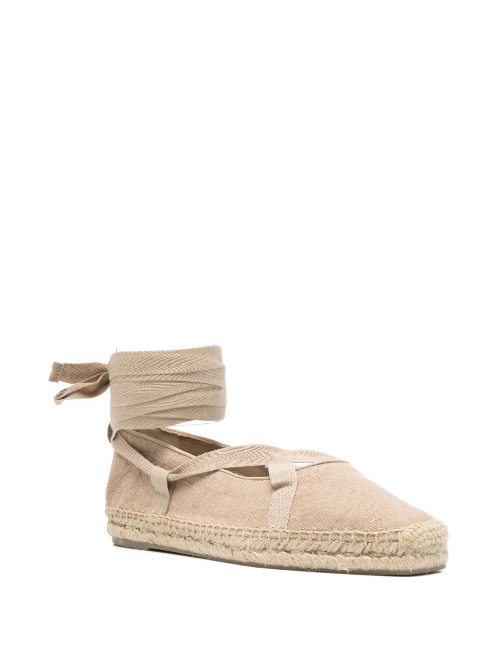 CASTANER Espadrillas Petunia beige con lacci