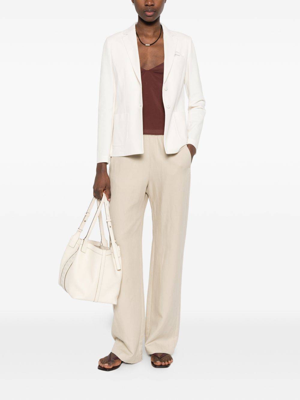 CIRCOLO 1901 Blazer bianco latte con tasche