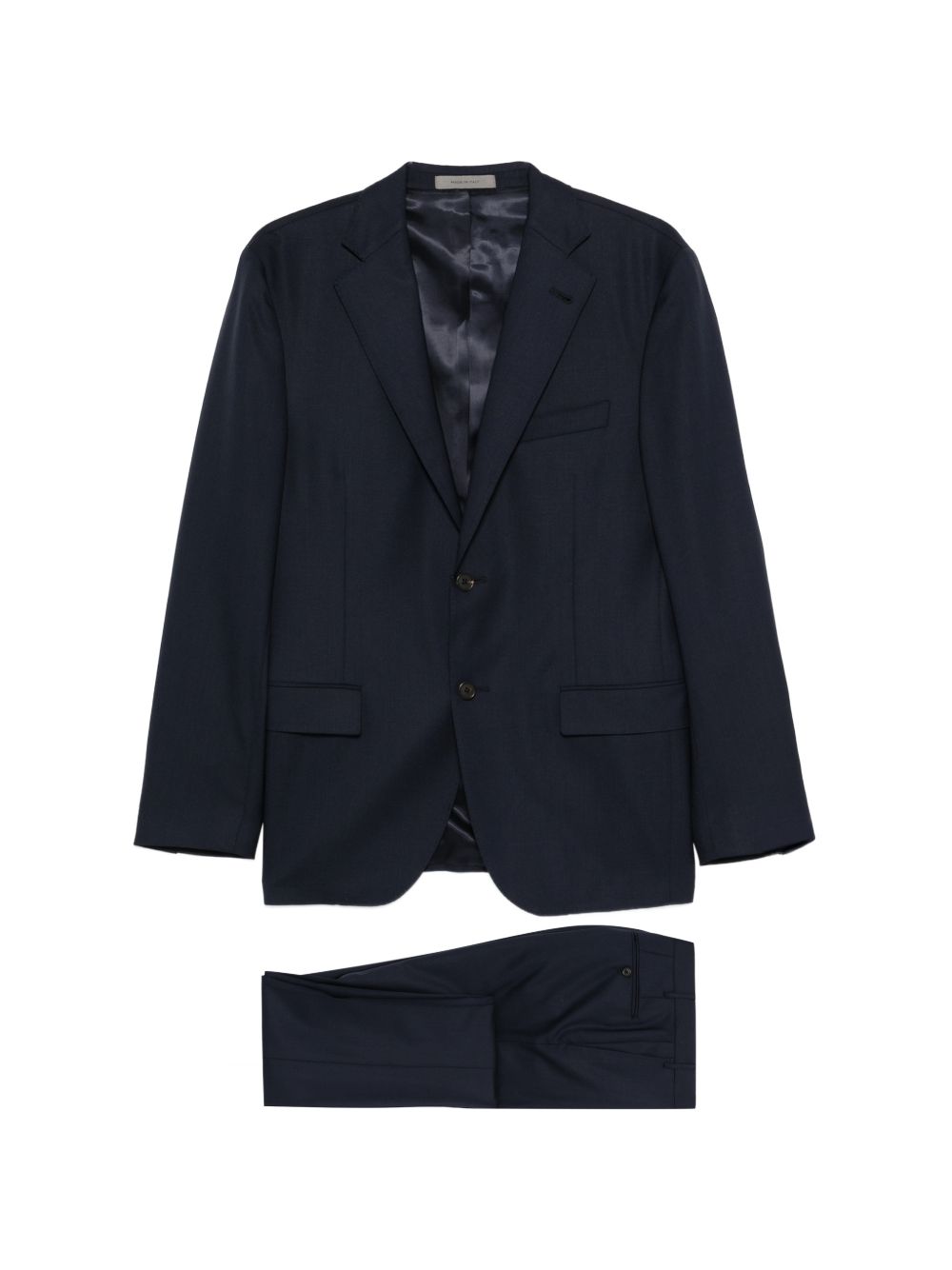 CORNELIANI Completo blu con giacca monopetto