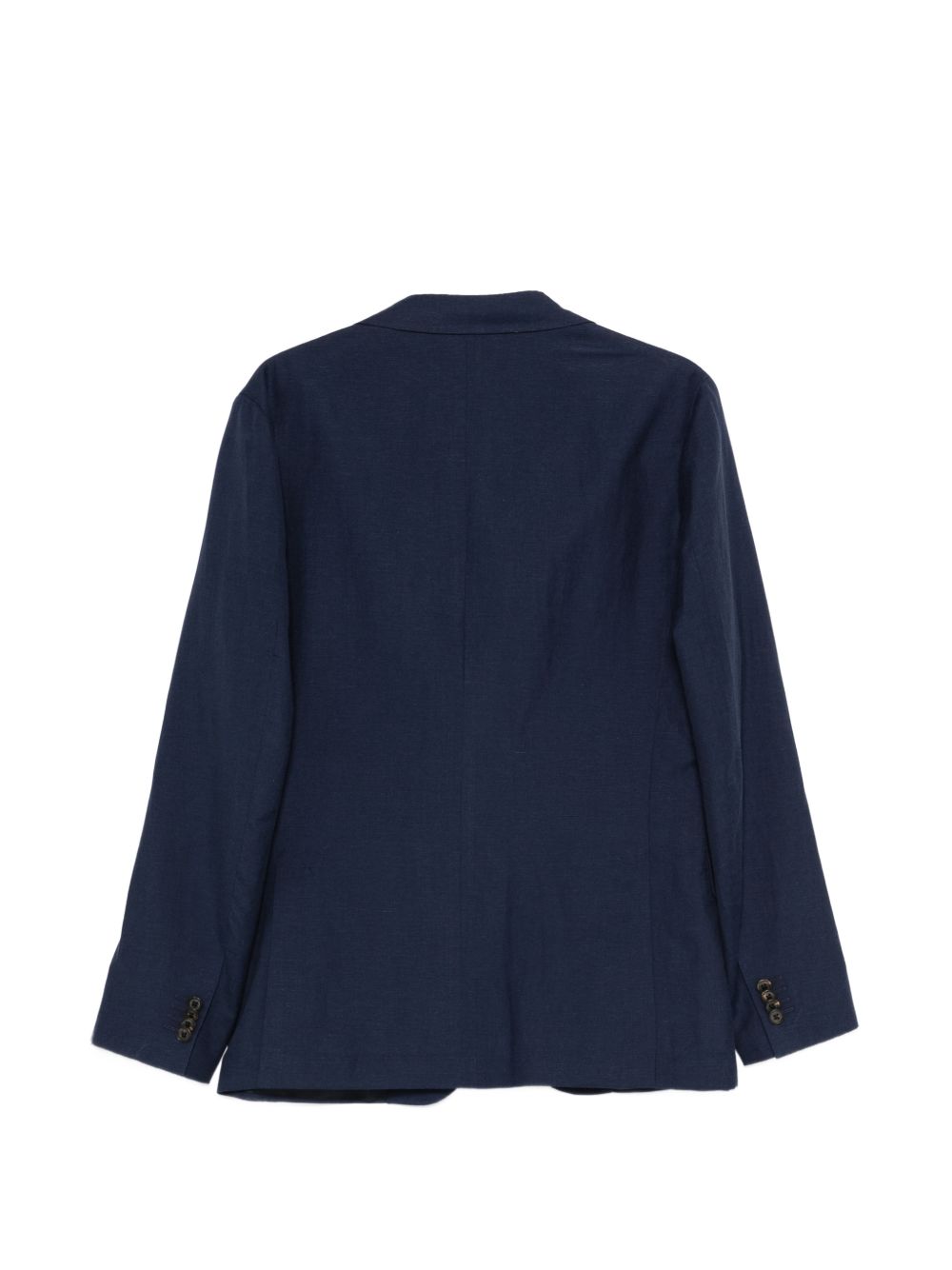 CORNELIANI Completo Monopetto blu in lana vergine misto lino