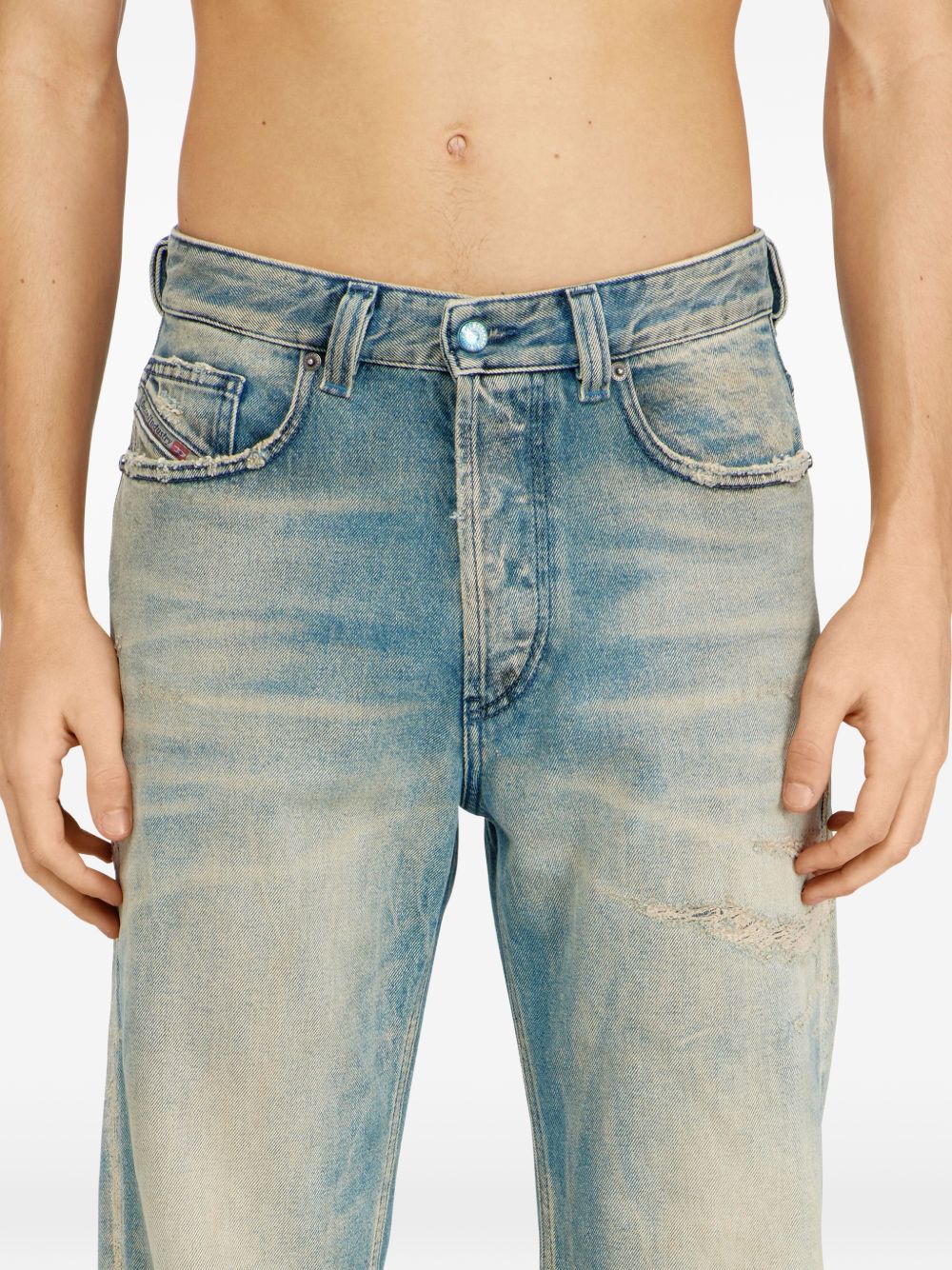 DIESEL Jeans regular fit in denim a vita media 2024 D-Macs 09N30