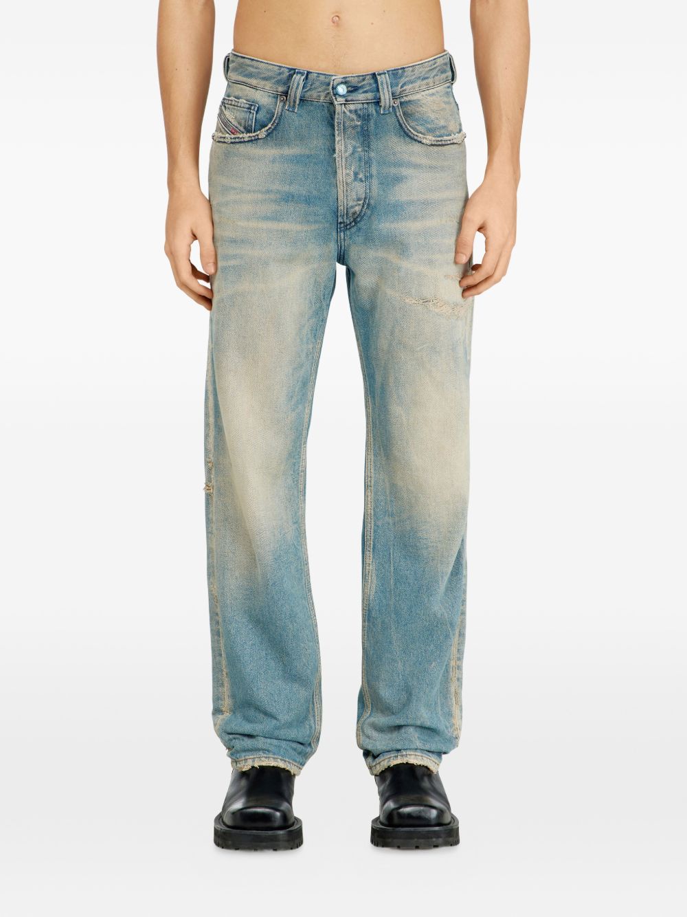 DIESEL Jeans regular fit in denim a vita media 2024 D-Macs 09N30