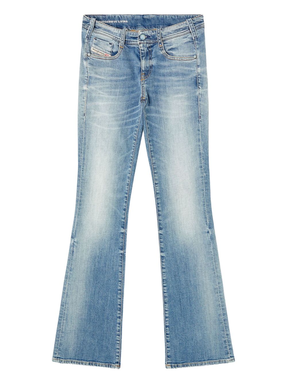 DIESEL Jeans bootcut effetto slavato