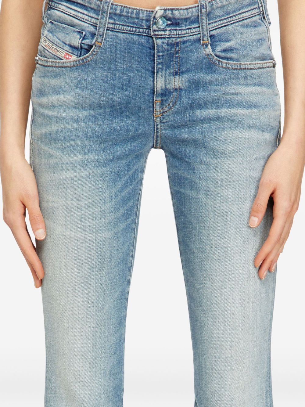 DIESEL Jeans bootcut effetto slavato