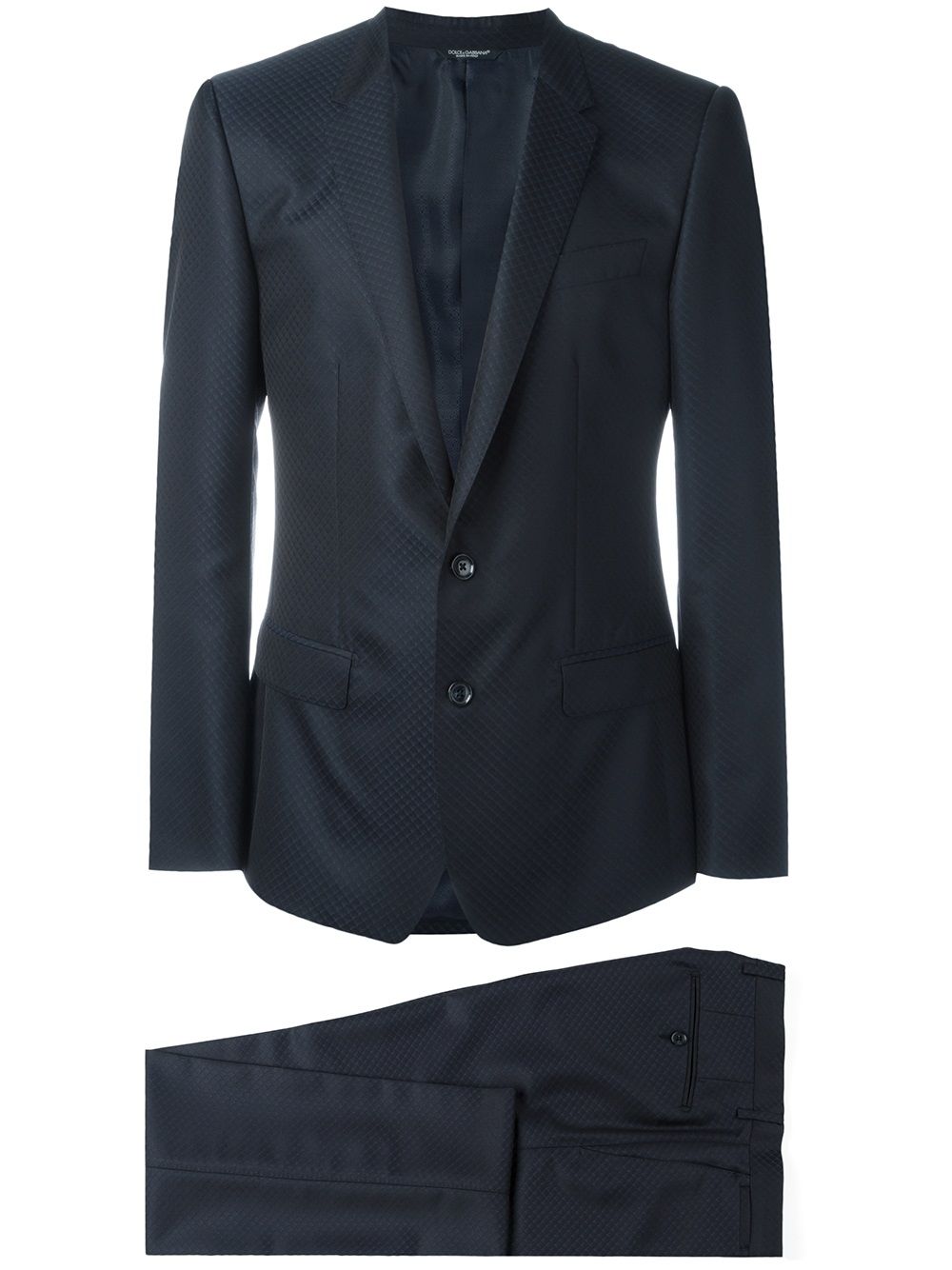 DOLCE e GABBANA Completo elegante blu notte