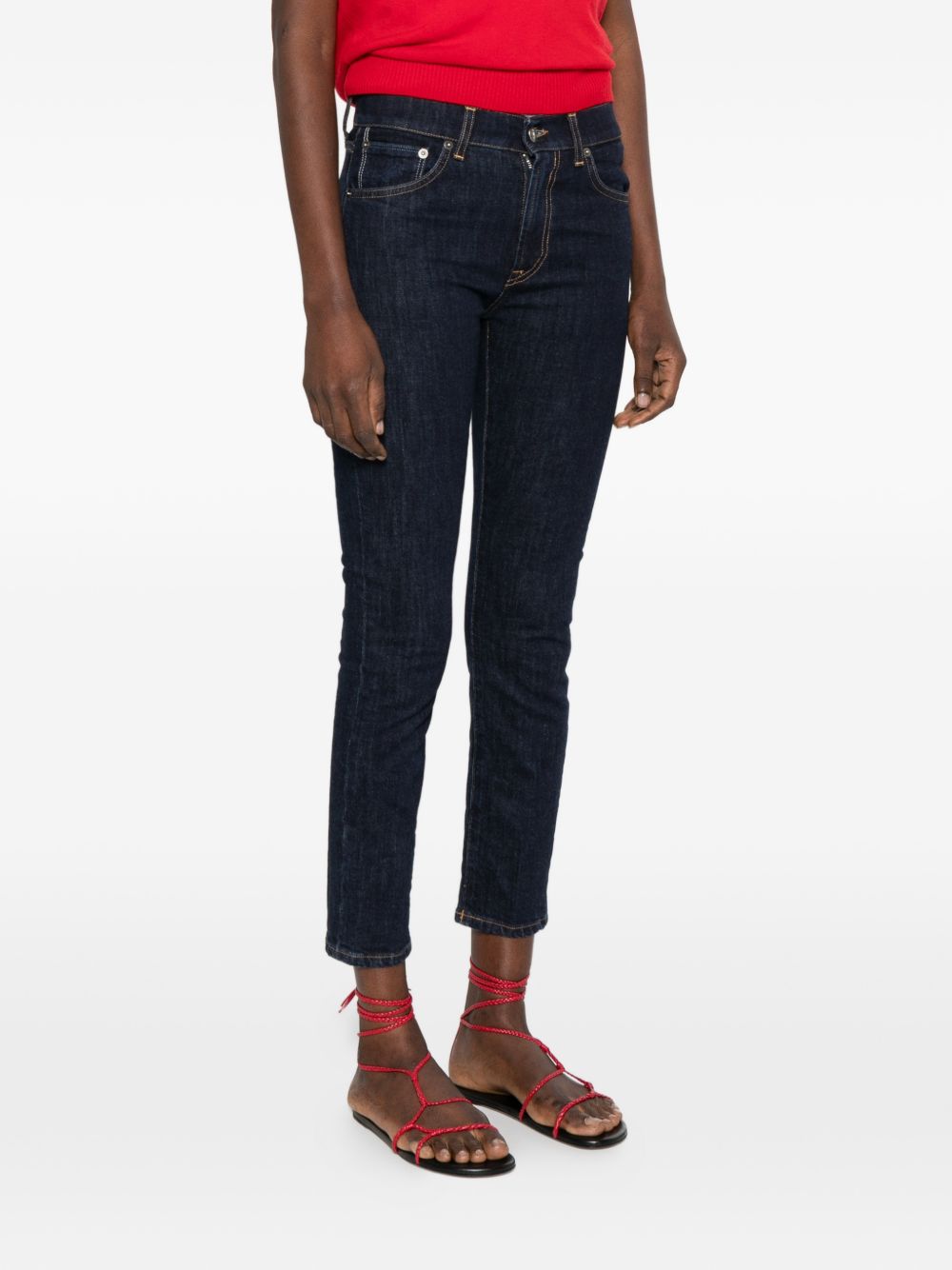 DONDUP Jeans Daila slim in blu denim scuro