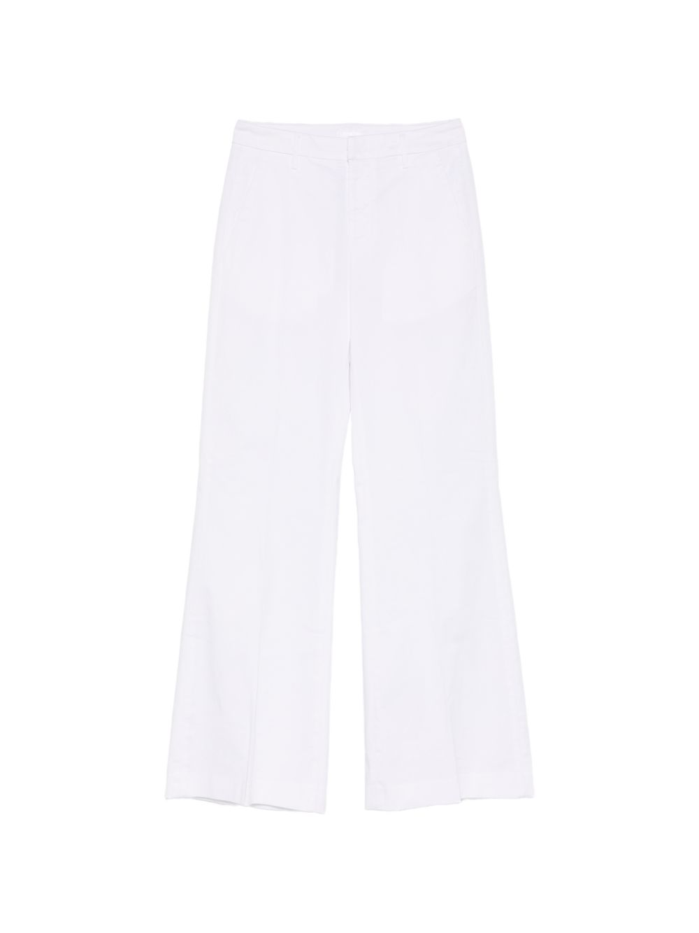 DONDUP Pantaloni Janice wide leg bianchi