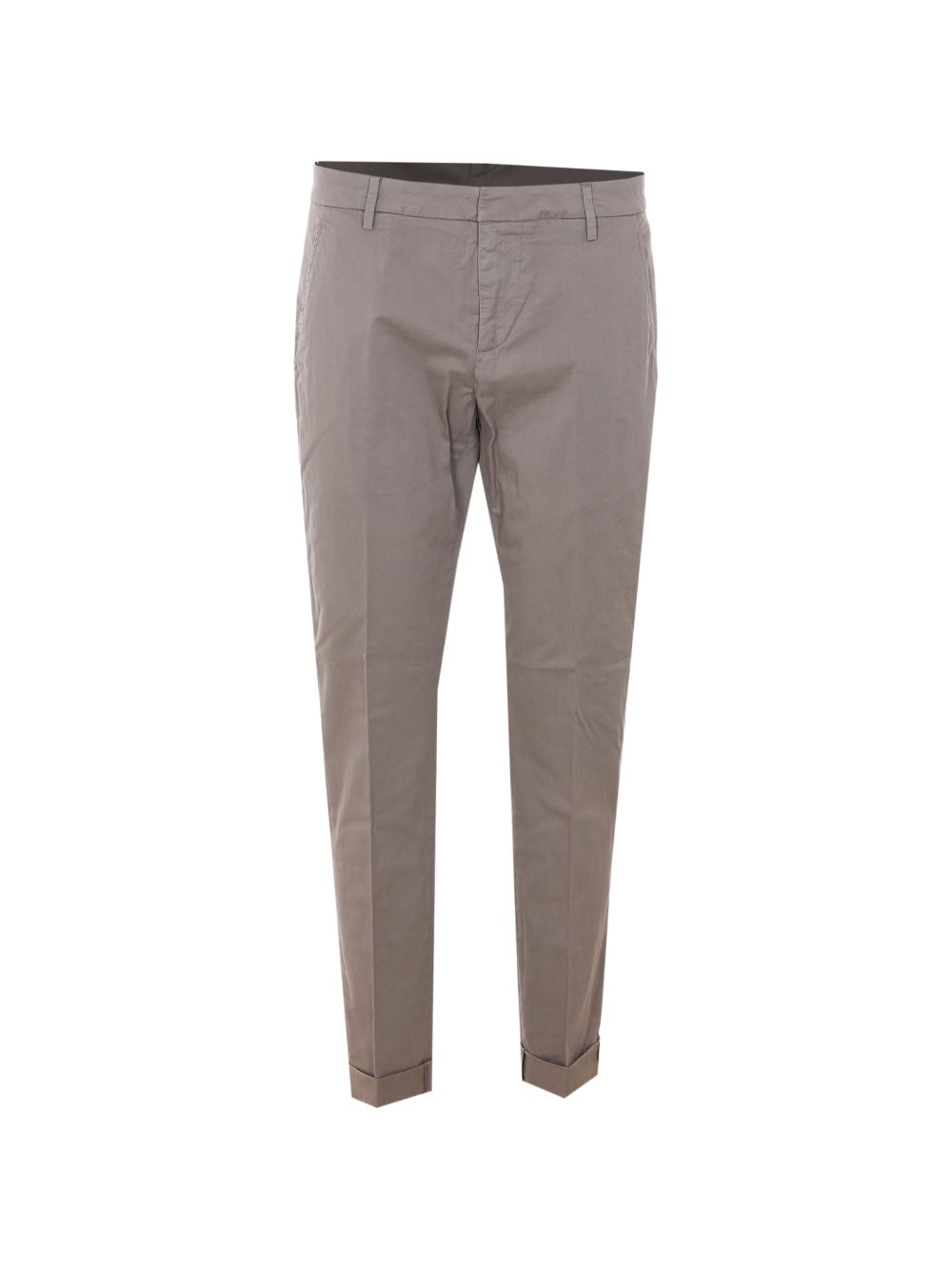 DONDUP Pantaloni Gaubert in cotone grigio
