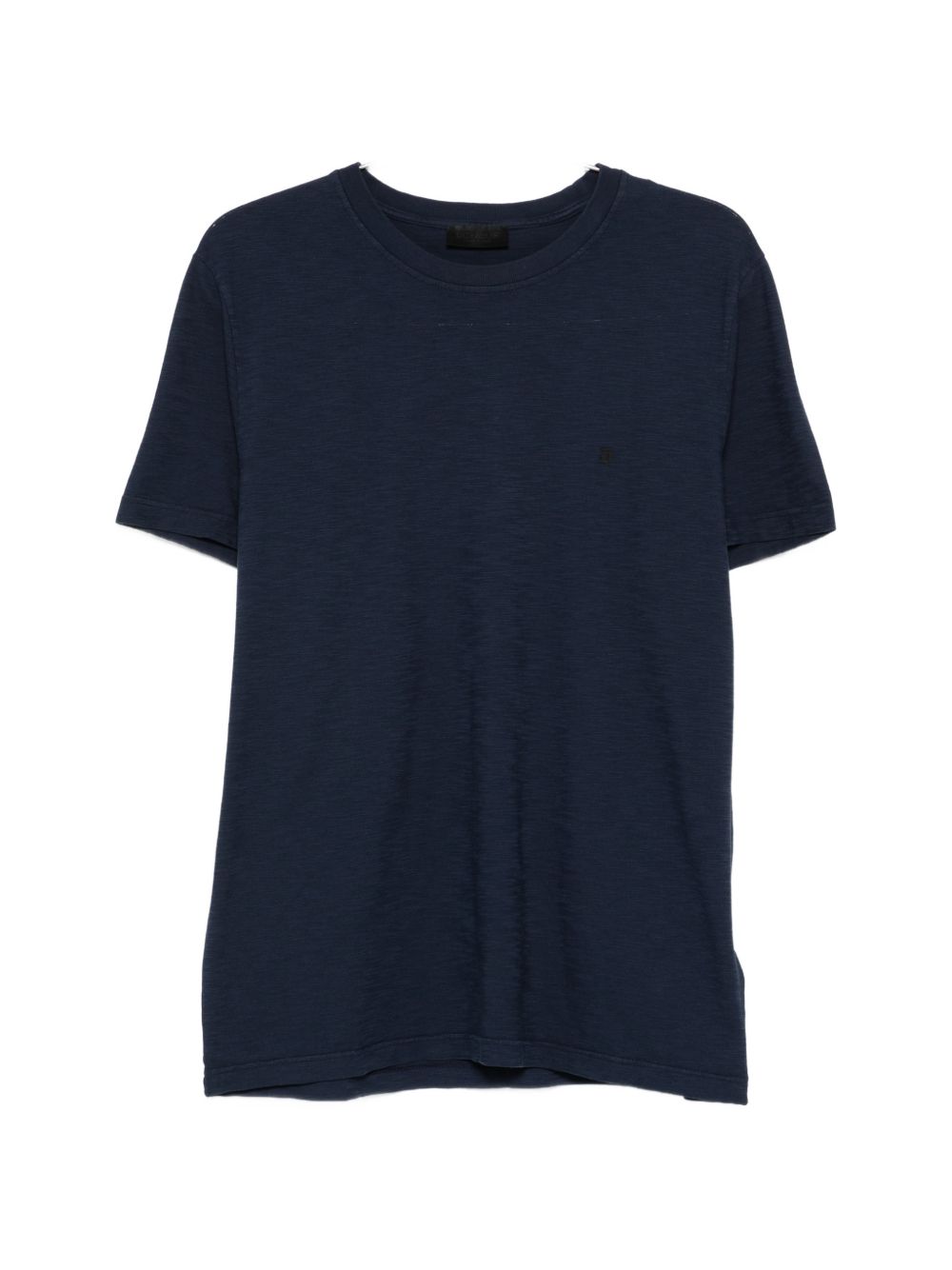 DONDUP T-shirt in cotone blu con logo