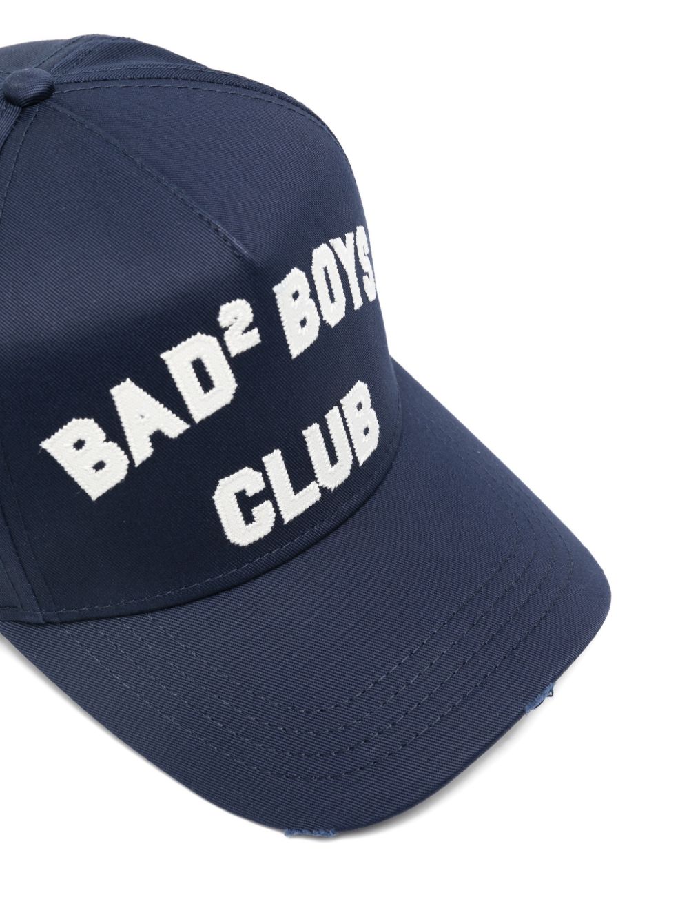 DSQUARED2 Cappello da baseball in cotone blu