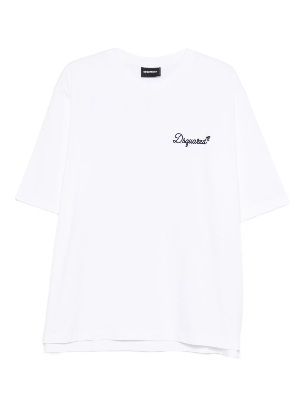 DSQUARED2 T-shirt in cotone bianco con logo