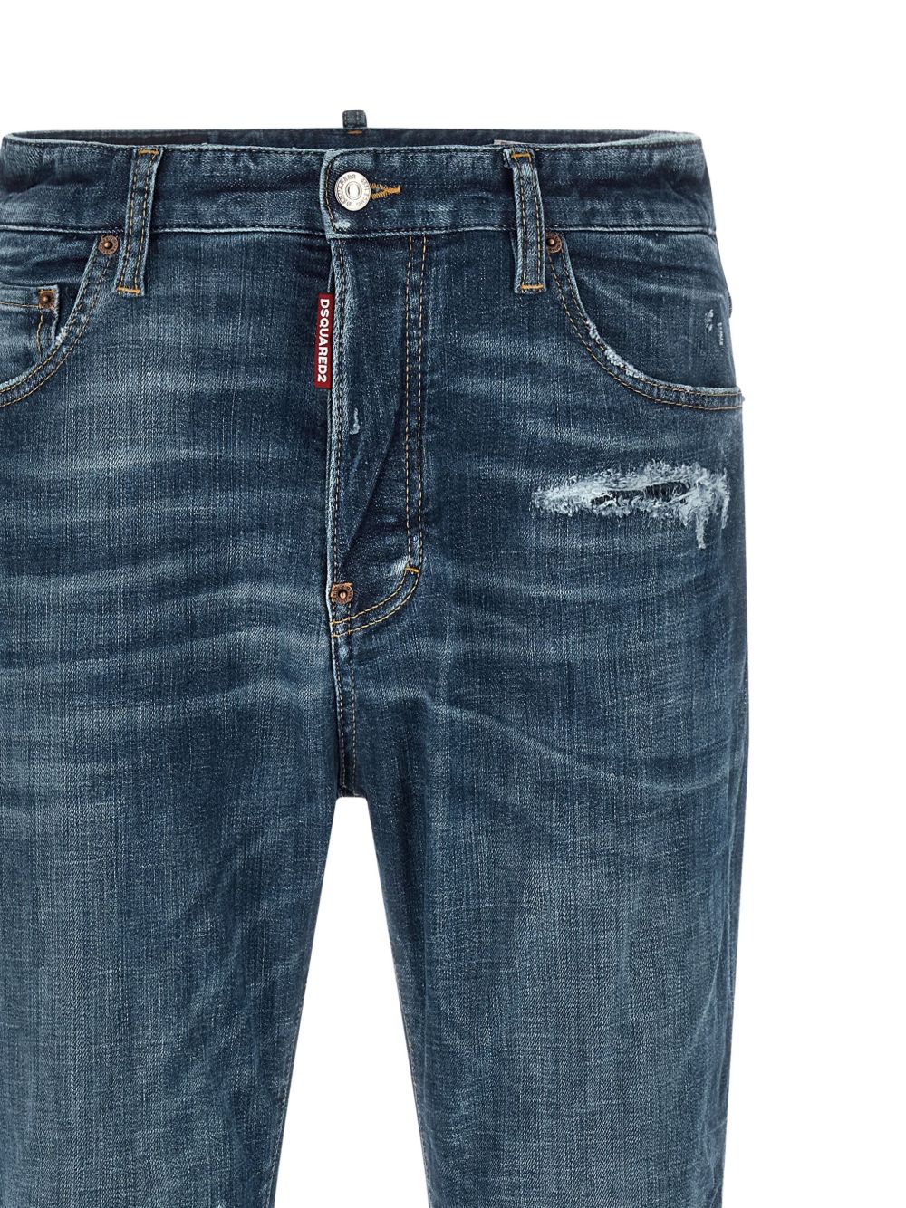 DSQUARED2 Jeans in cotone blu