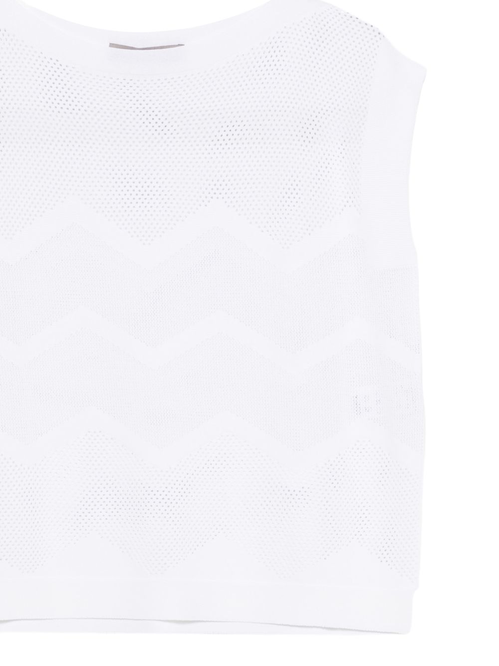 D EXTERIOR Gilet in maglia bianco
