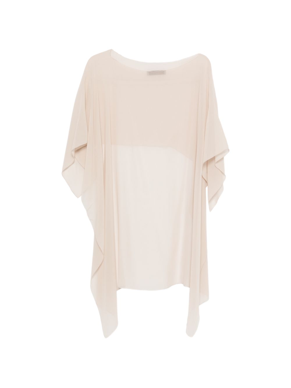 D EXTERIOR Sciarpa foulard coprispalle beige chiaro semitrasparente