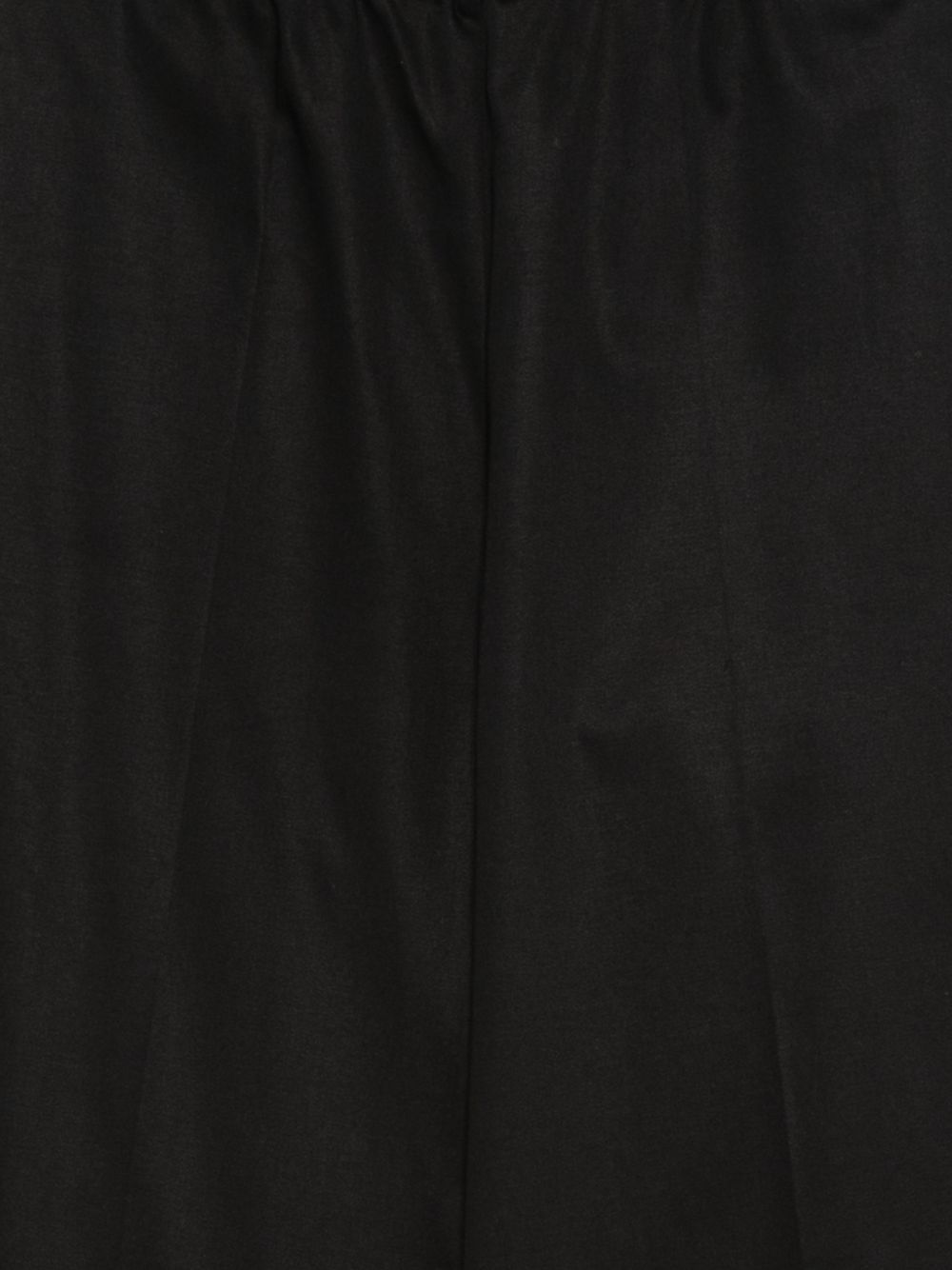 D EXTERIOR Pantaloni neri in cotone elasticizzato