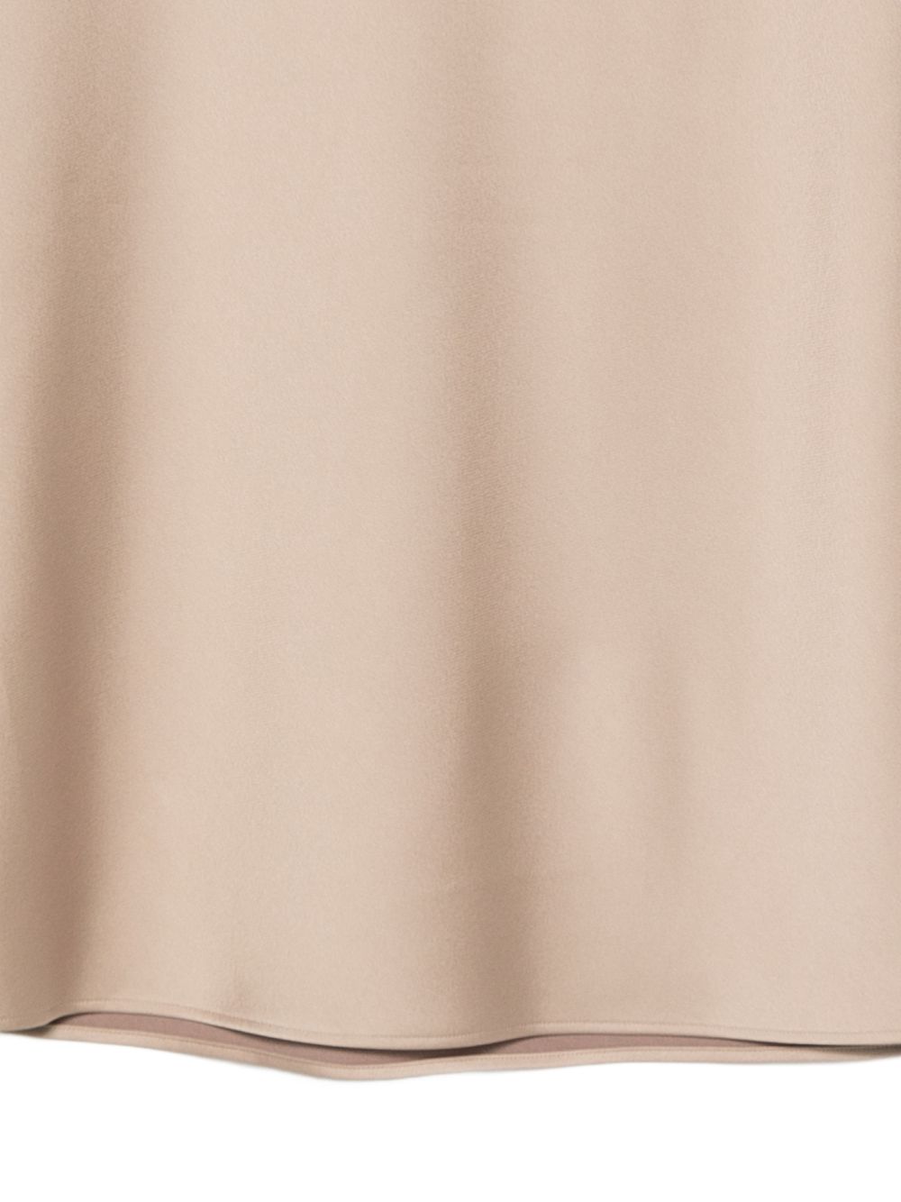 D EXTERIOR Gonna midi in satin beige