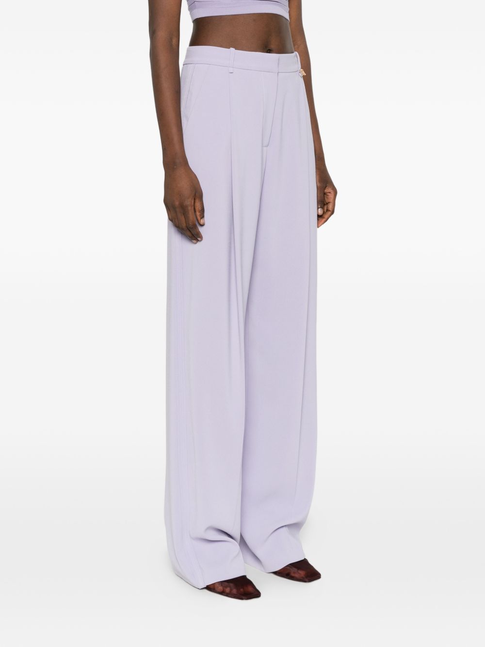 ELISABETTA FRANCHI Pantaloni eleganti color lilla
