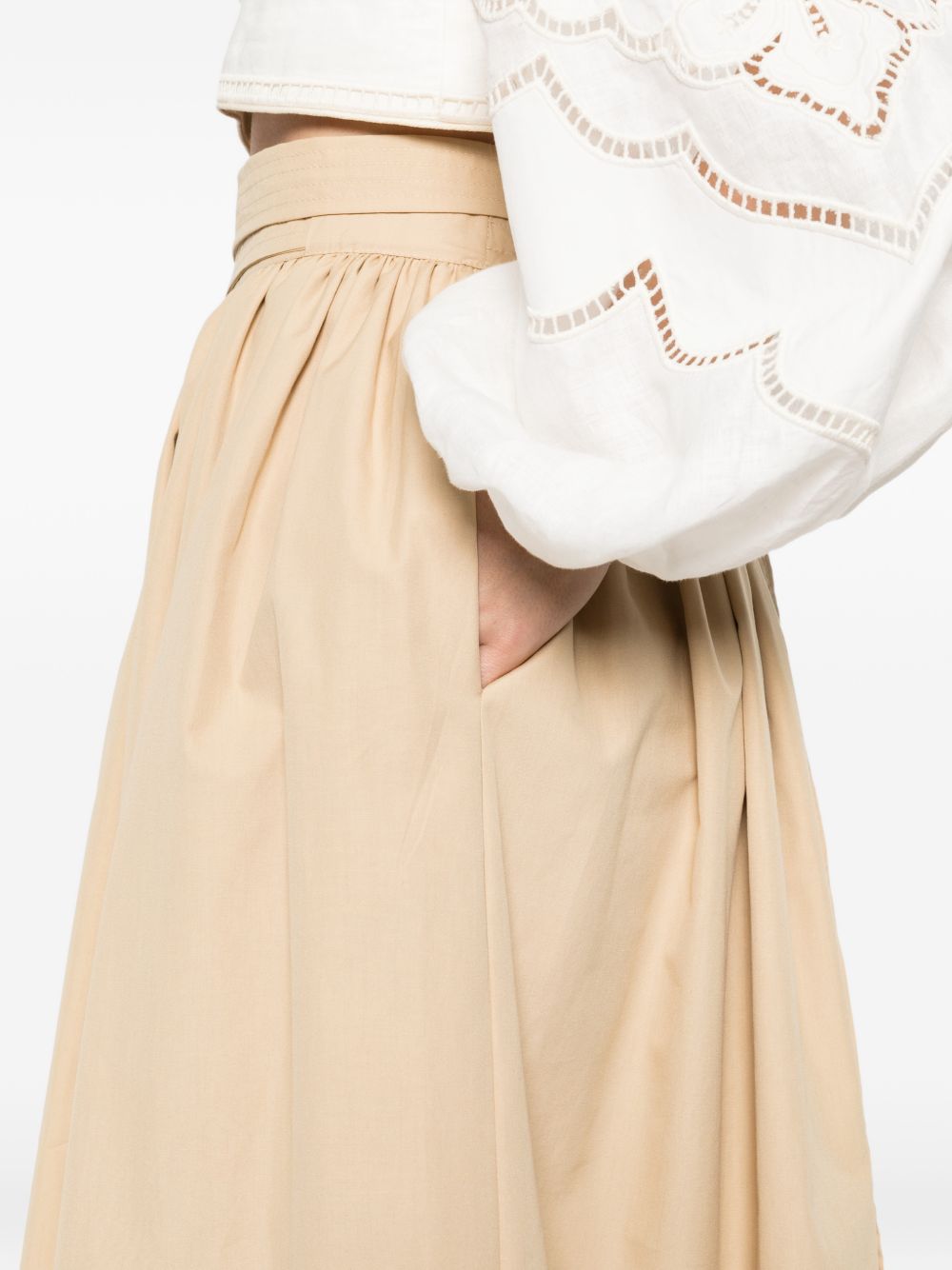 ERMANNO SCERVINO Gonna midi cammello