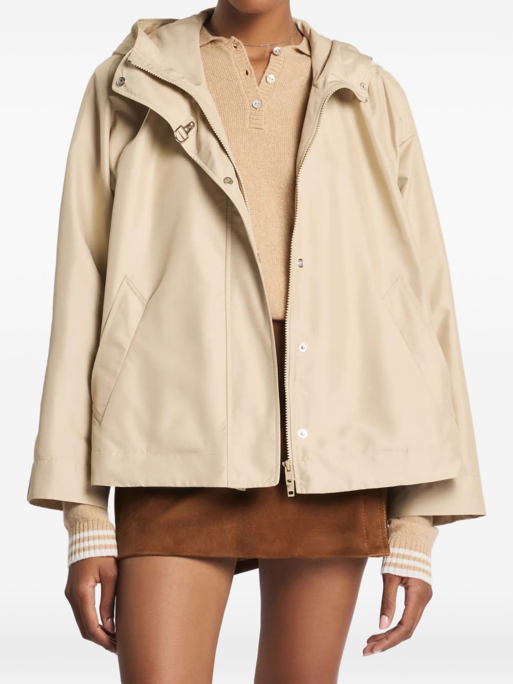 FAY Parka corto in popeline tecnico