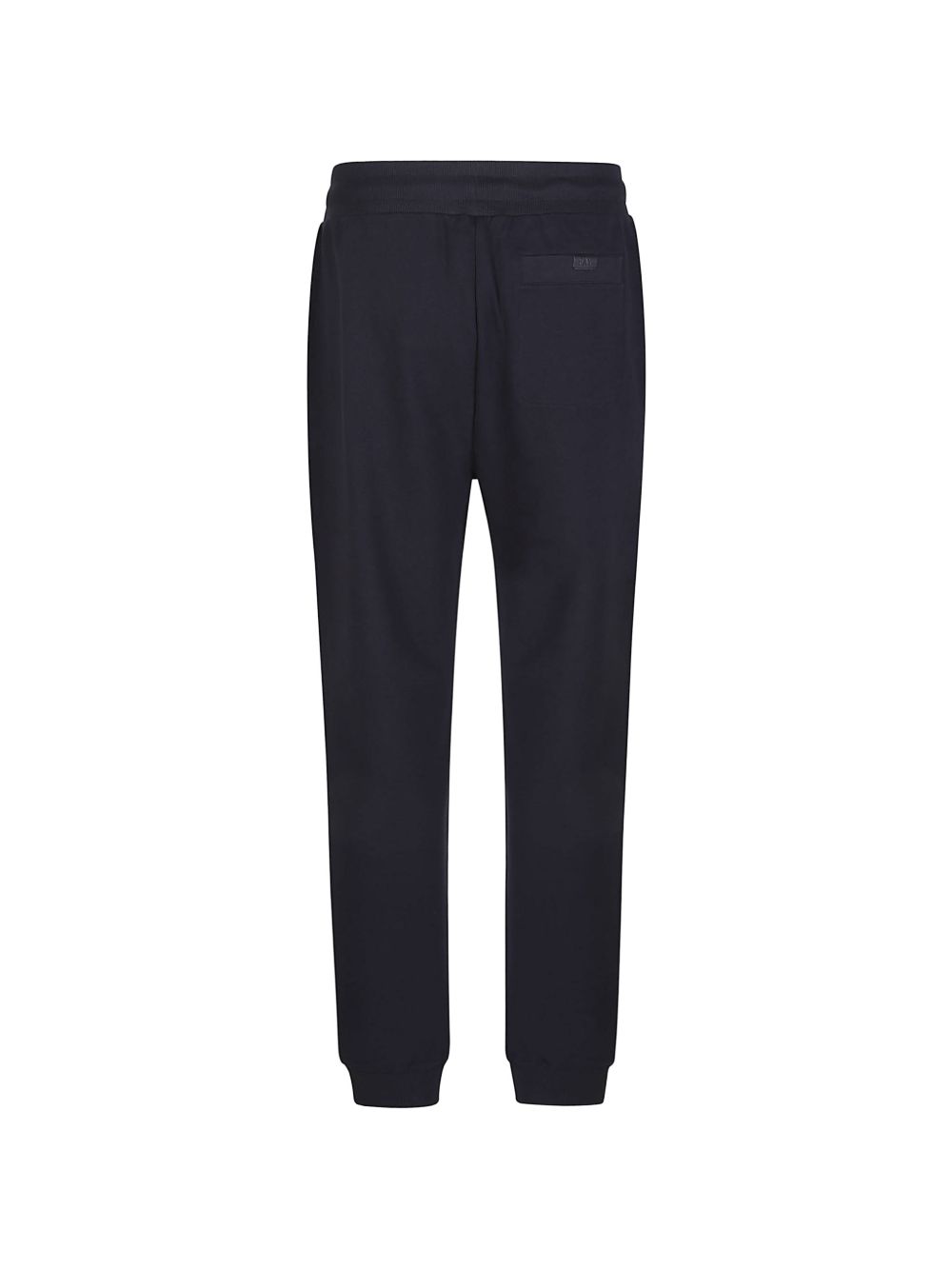 FAY Pantaloni sportivi in cotone blu con coulisse
