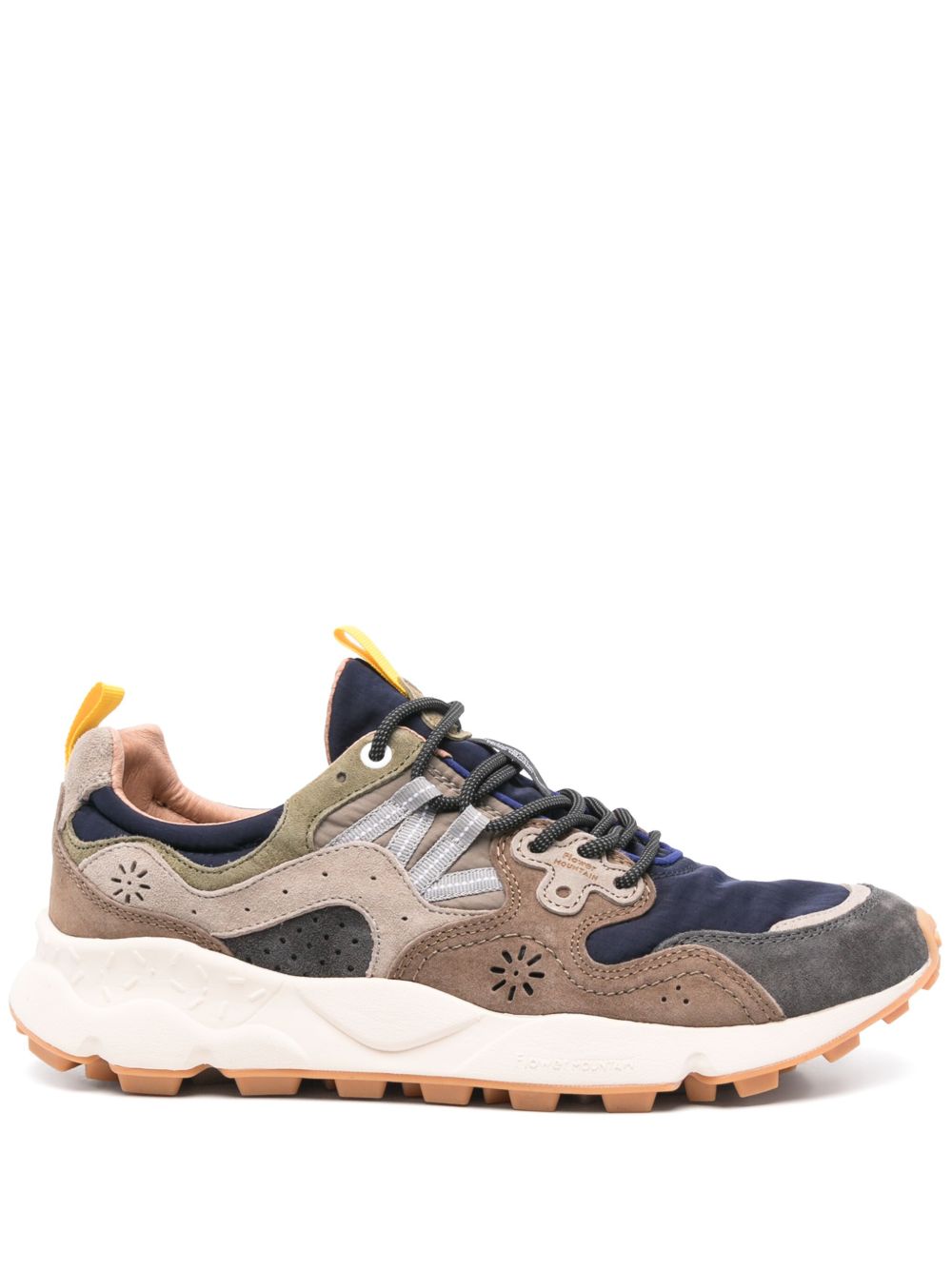 FLOWER MOUNTAIN Sneakers marroni multicolore