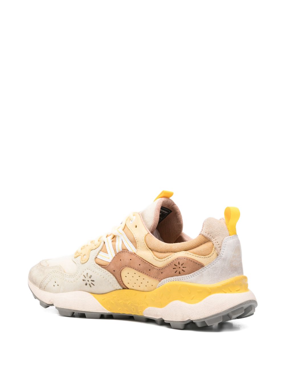 FLOWER MOUNTAIN Sneakers multicolore beige e marrone