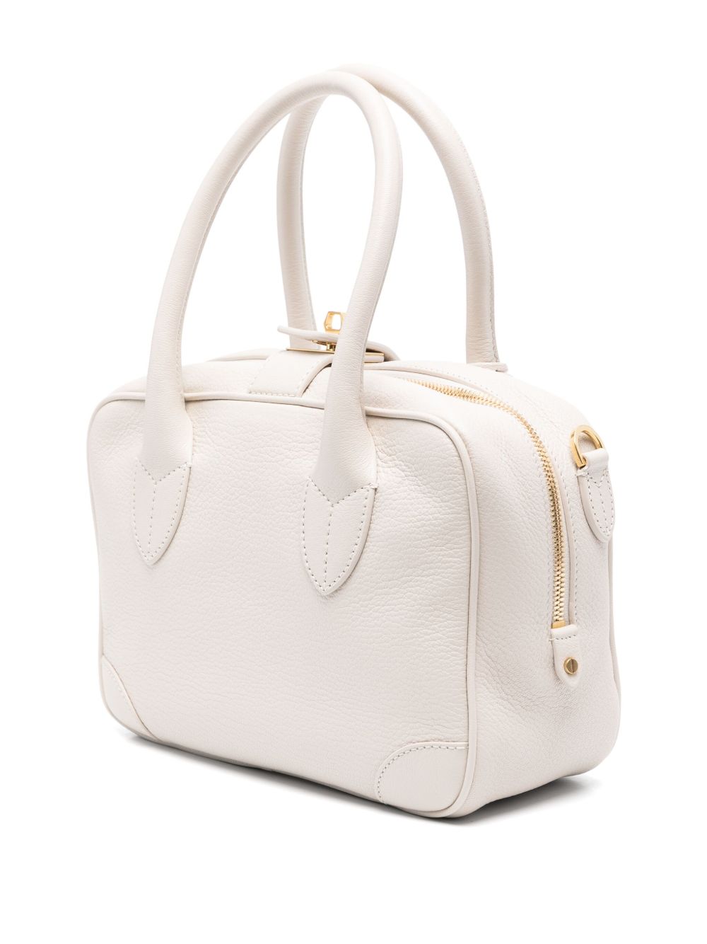 GOLDEN GOOSE Borsa tote 'Vita' in pelle avorio