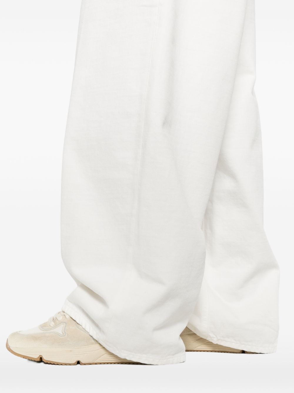 HAIKURE Jeans Bethany bianco a gamba larga