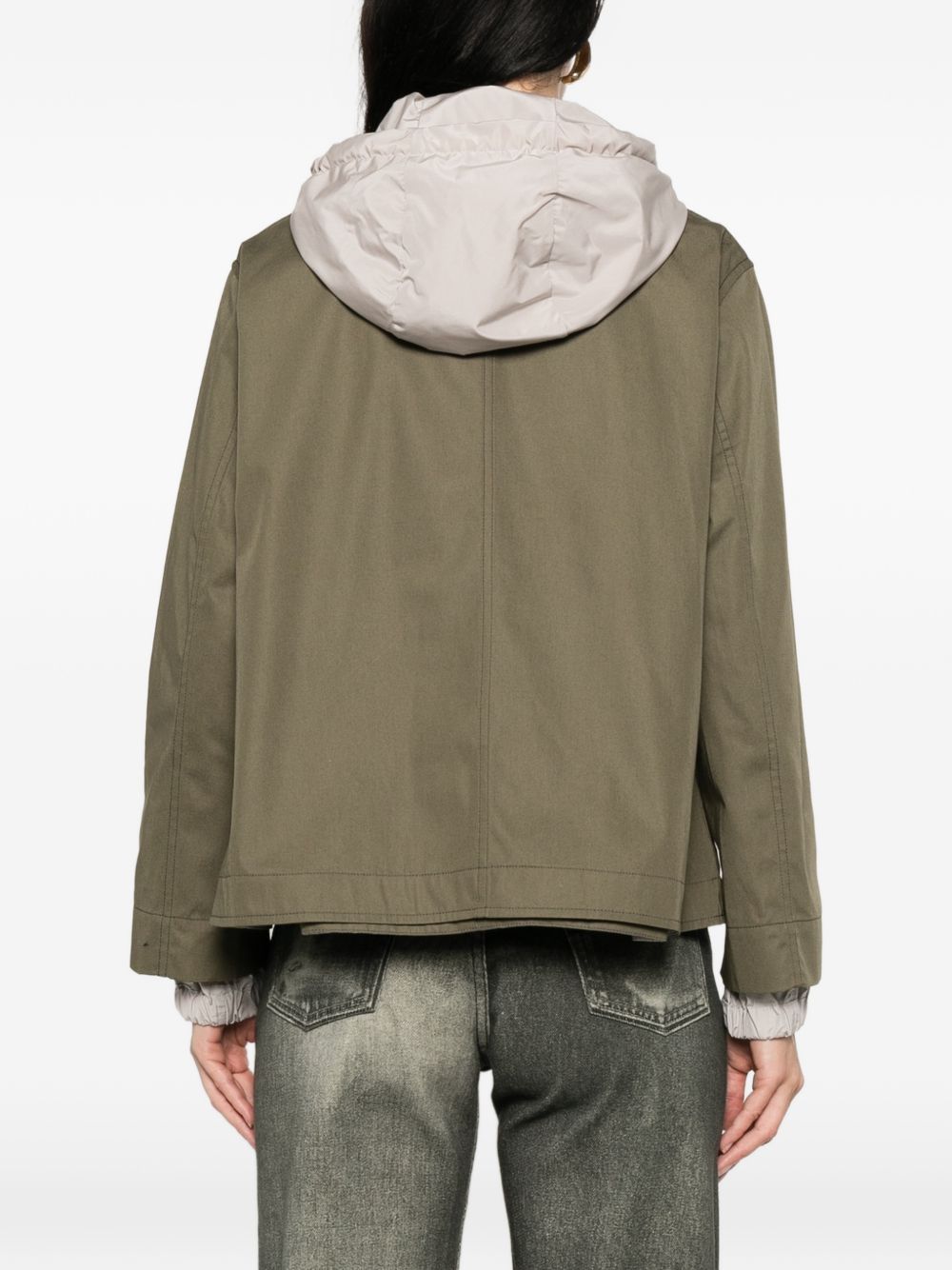 HERNO Giacca double face con cappuccio