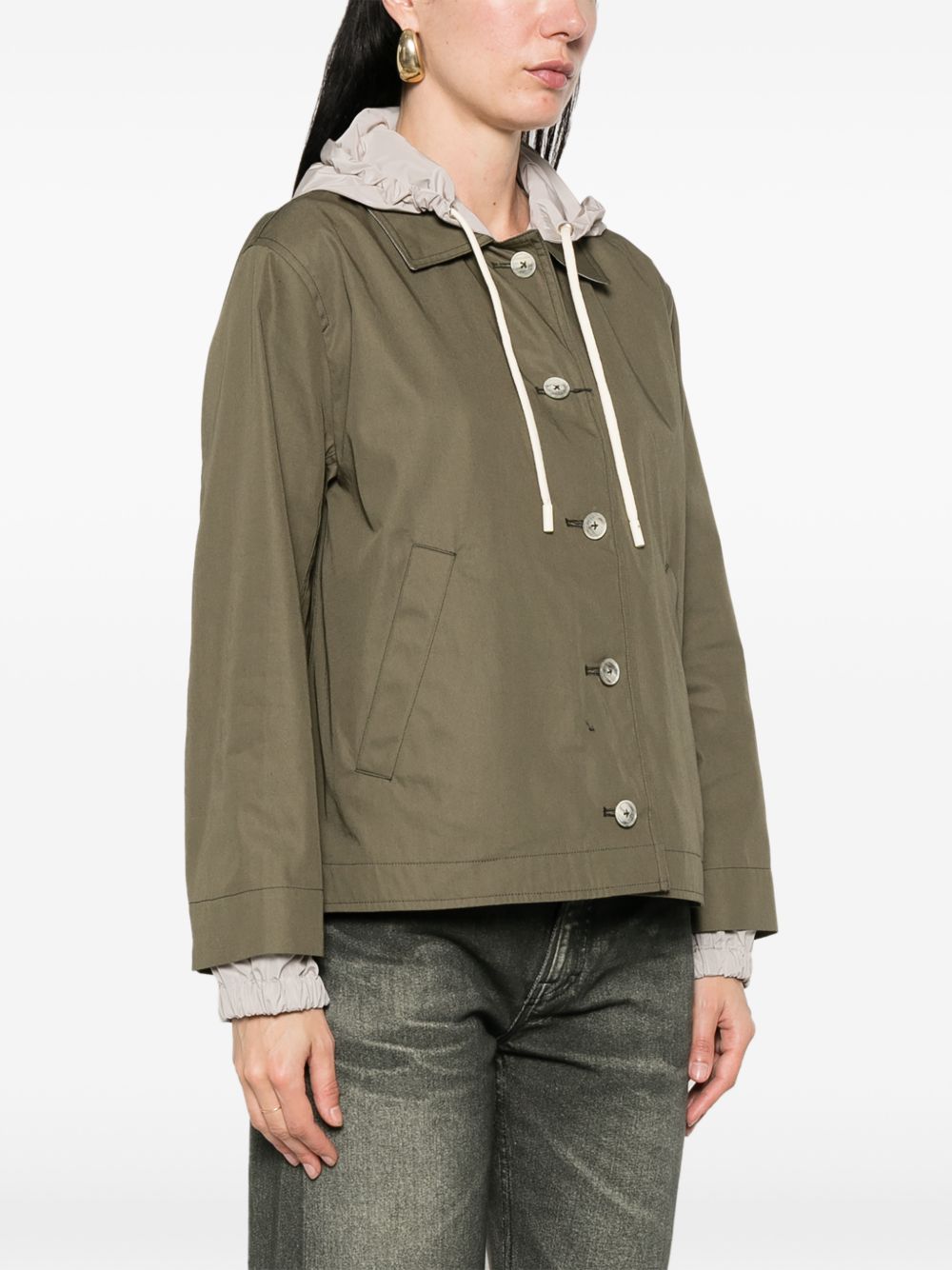 HERNO Giacca double face con cappuccio