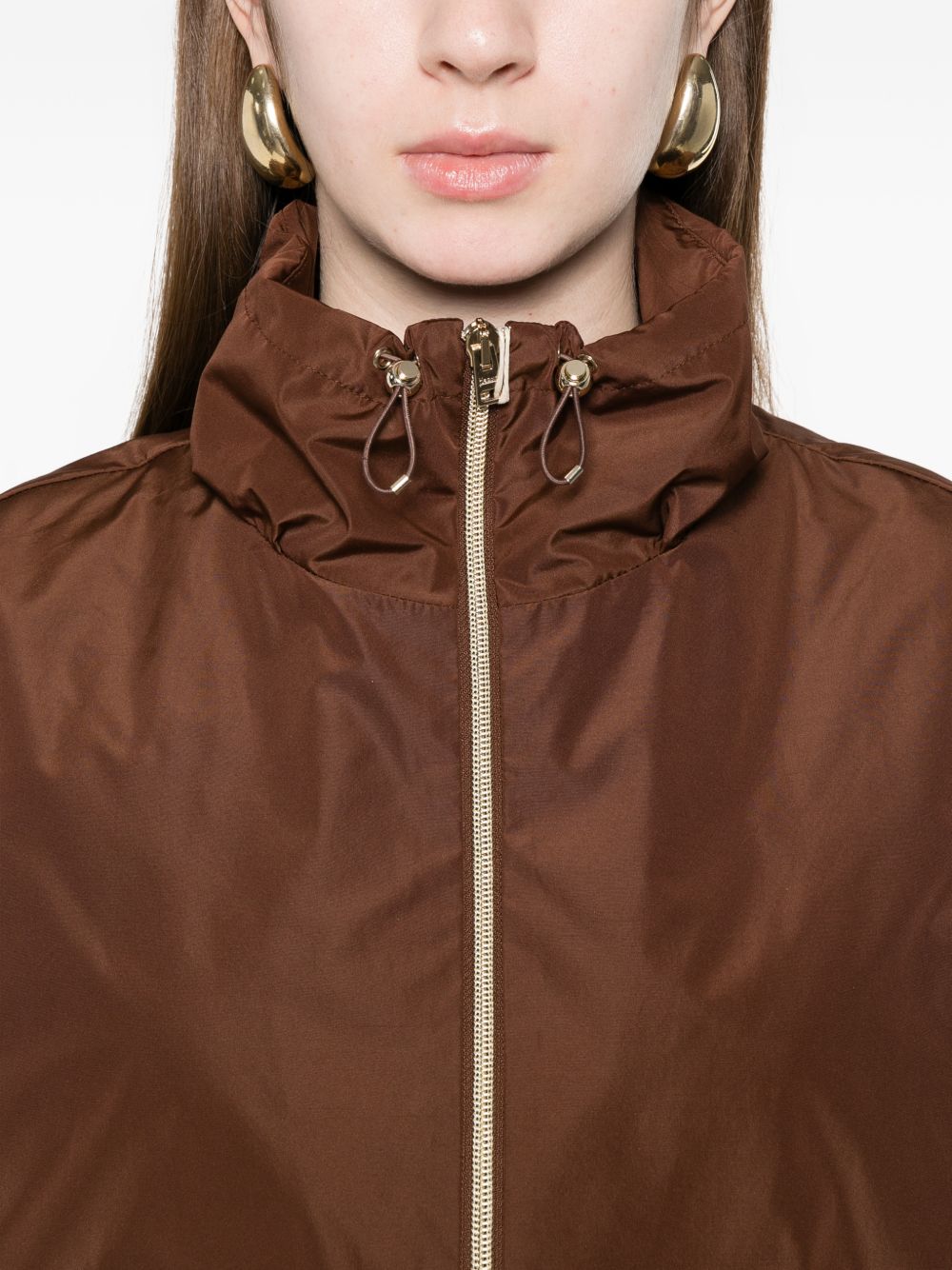 HERNO Giacca marrone con zip
