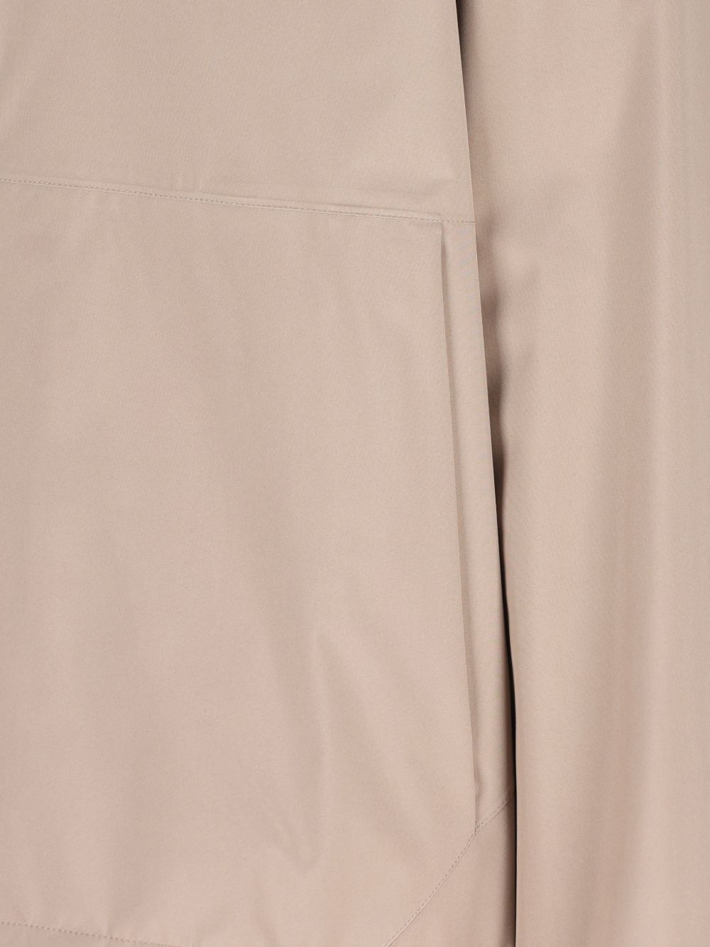 HERNO Giacca con cappuccio e zip beige