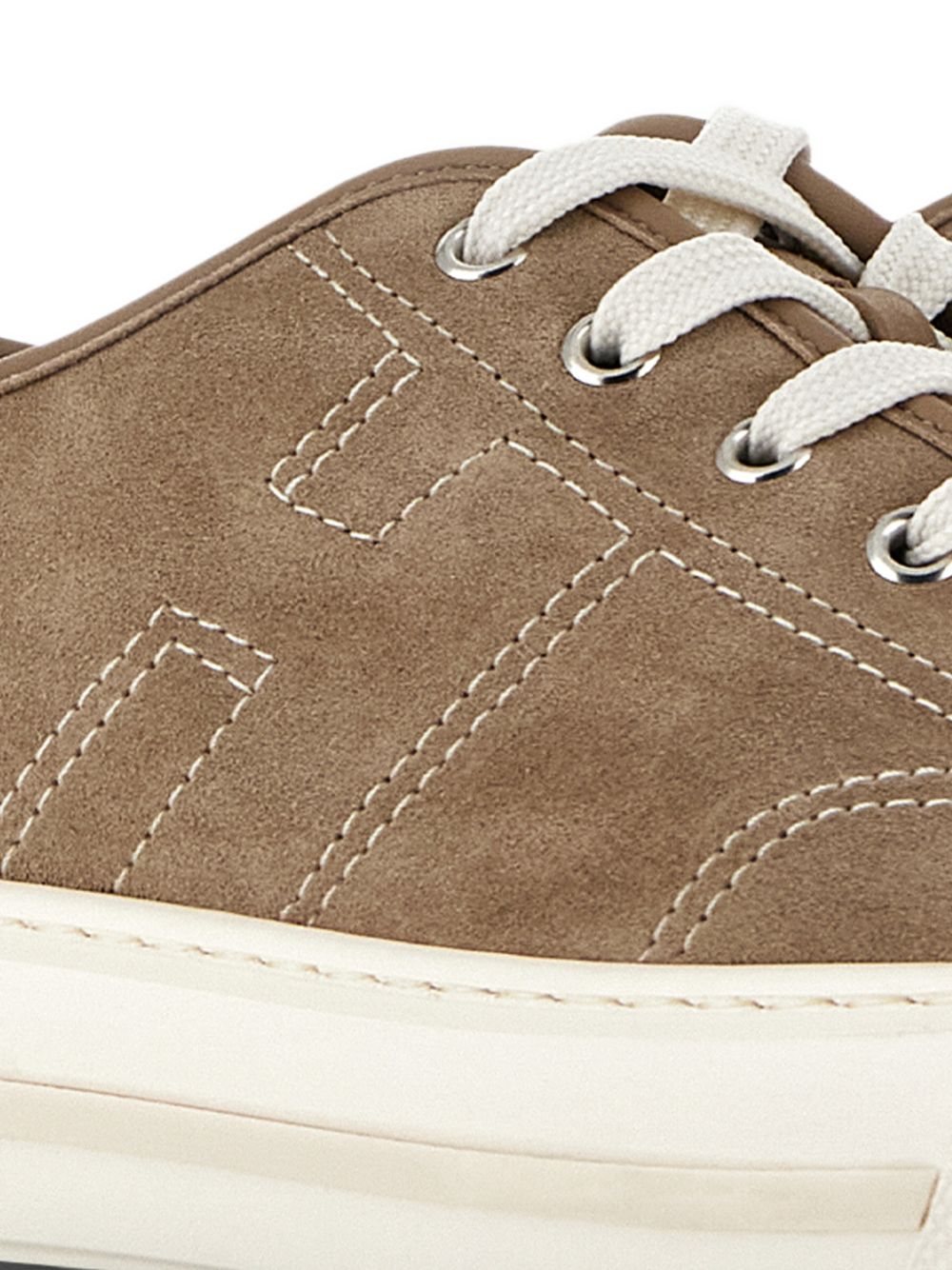 HOGAN Sneakers H691 in suede color nocciola