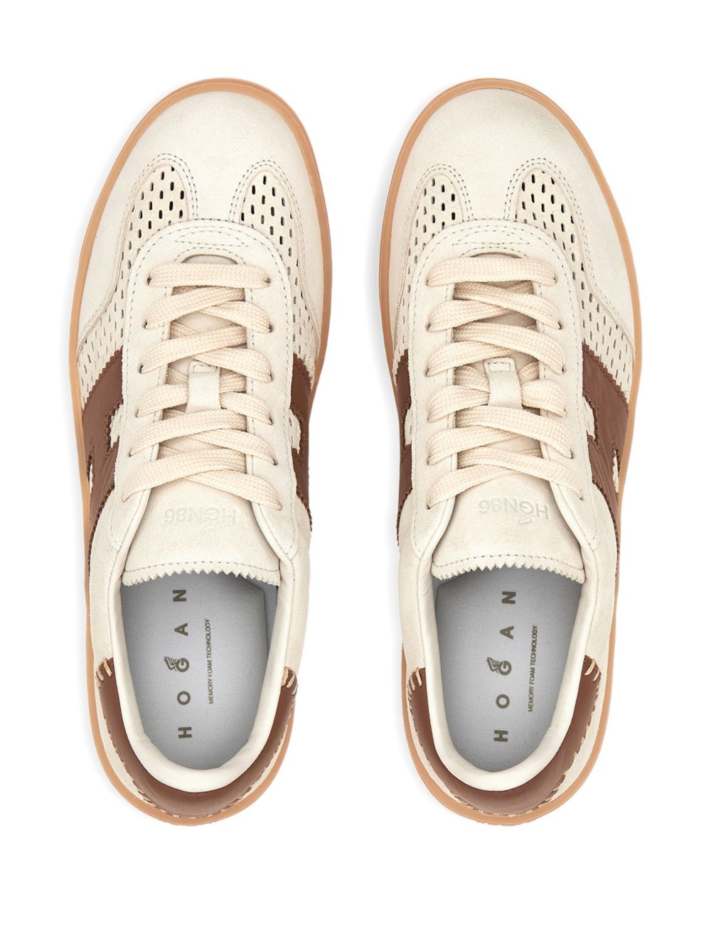 HOGAN Sneakers Cool in pelle con dettagli traforati