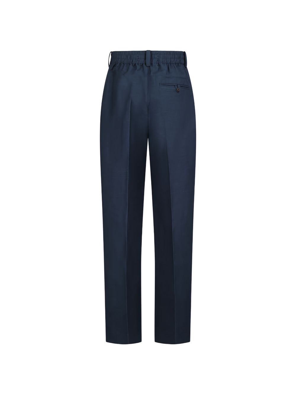 JACQUEMUS Pantaloni Croisière in lino blu