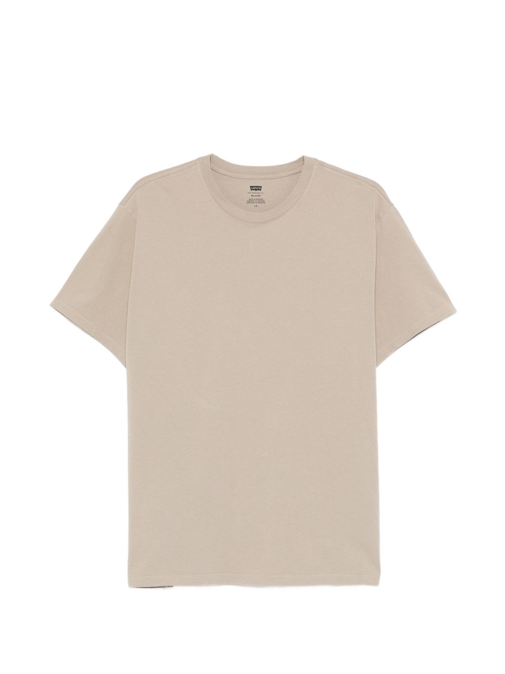 LEVIS T-shirt in cotone beige a maniche corte