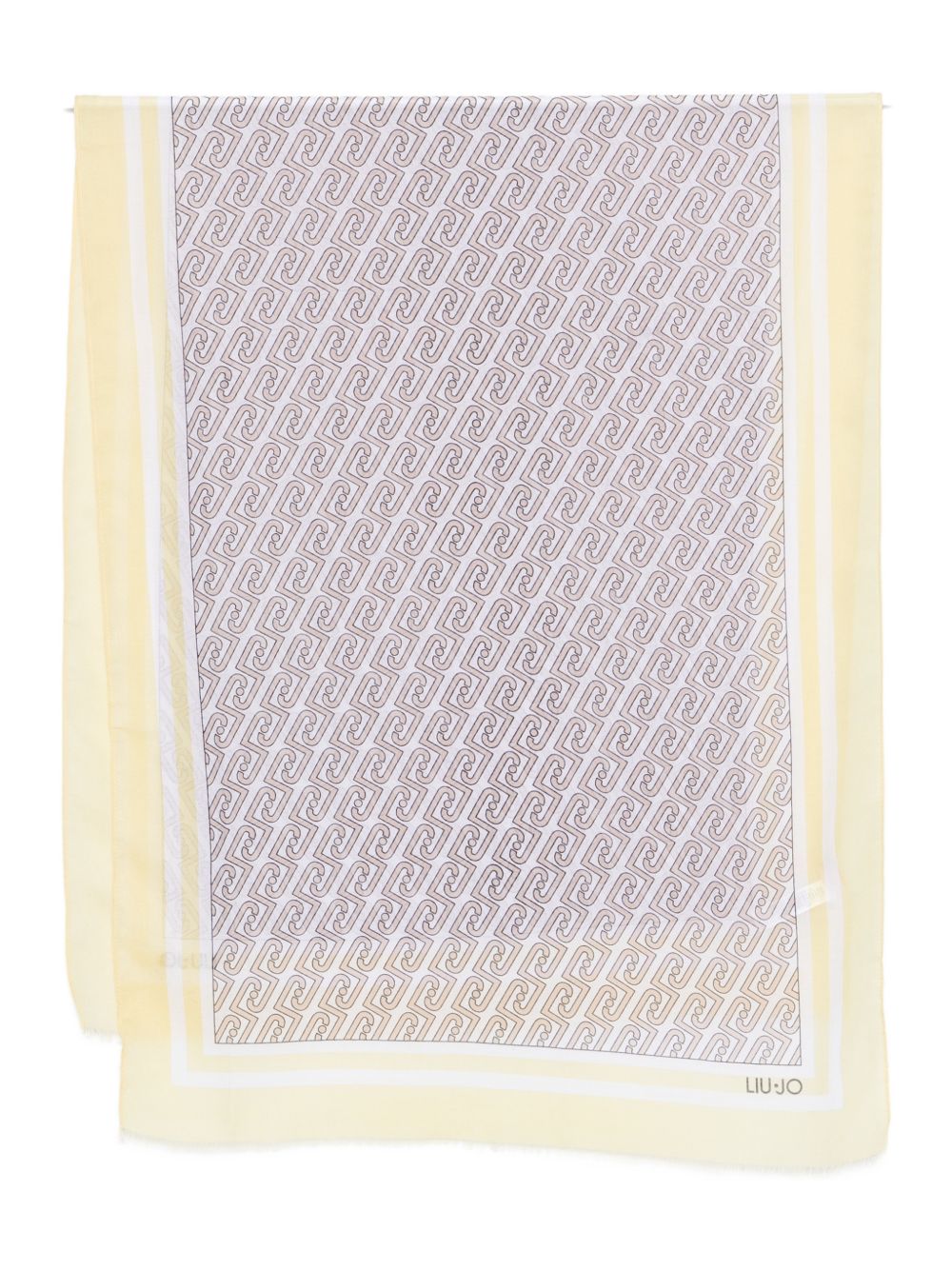 LIUJO Foulard con bordo giallo