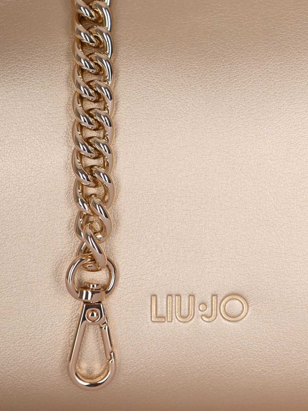 LIUJO Borsa a secchiello rosa metallizzato